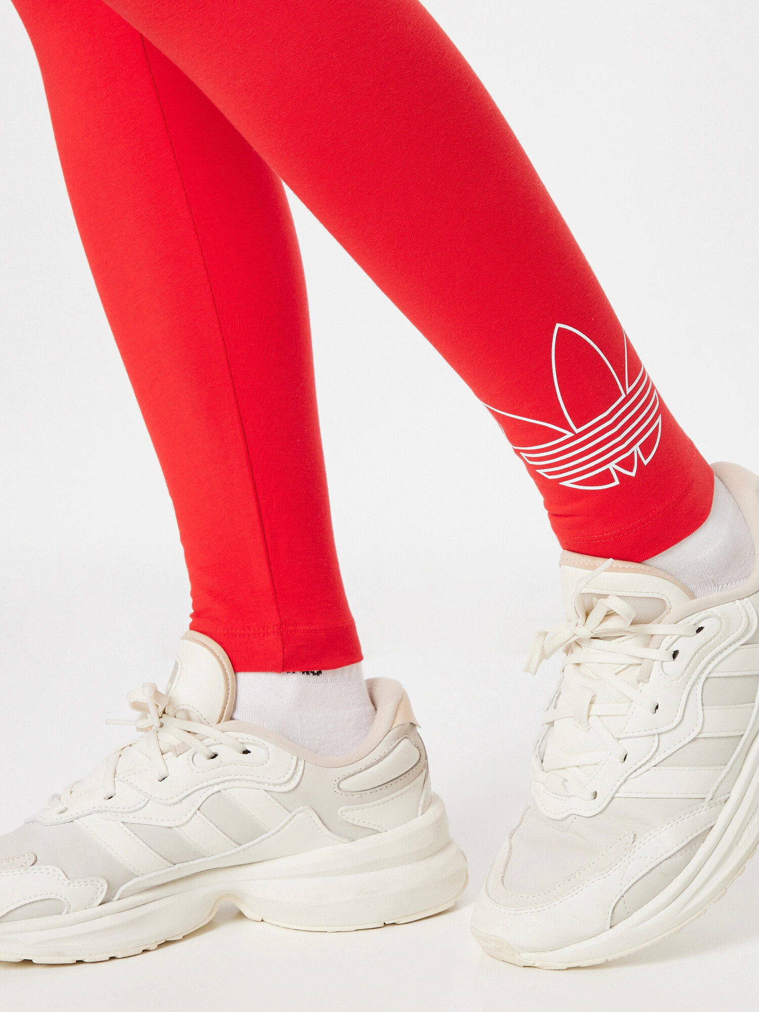 ADIDAS ORIGINALS Leggings roșu / alb - Pled.ro