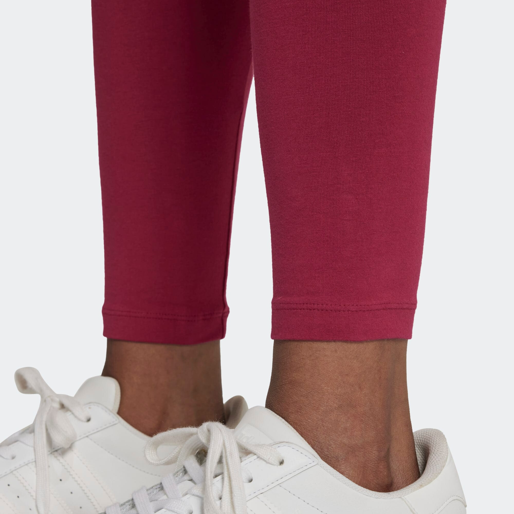 ADIDAS ORIGINALS Leggings 'Adicolor Essentials' roșu / alb - Pled.ro