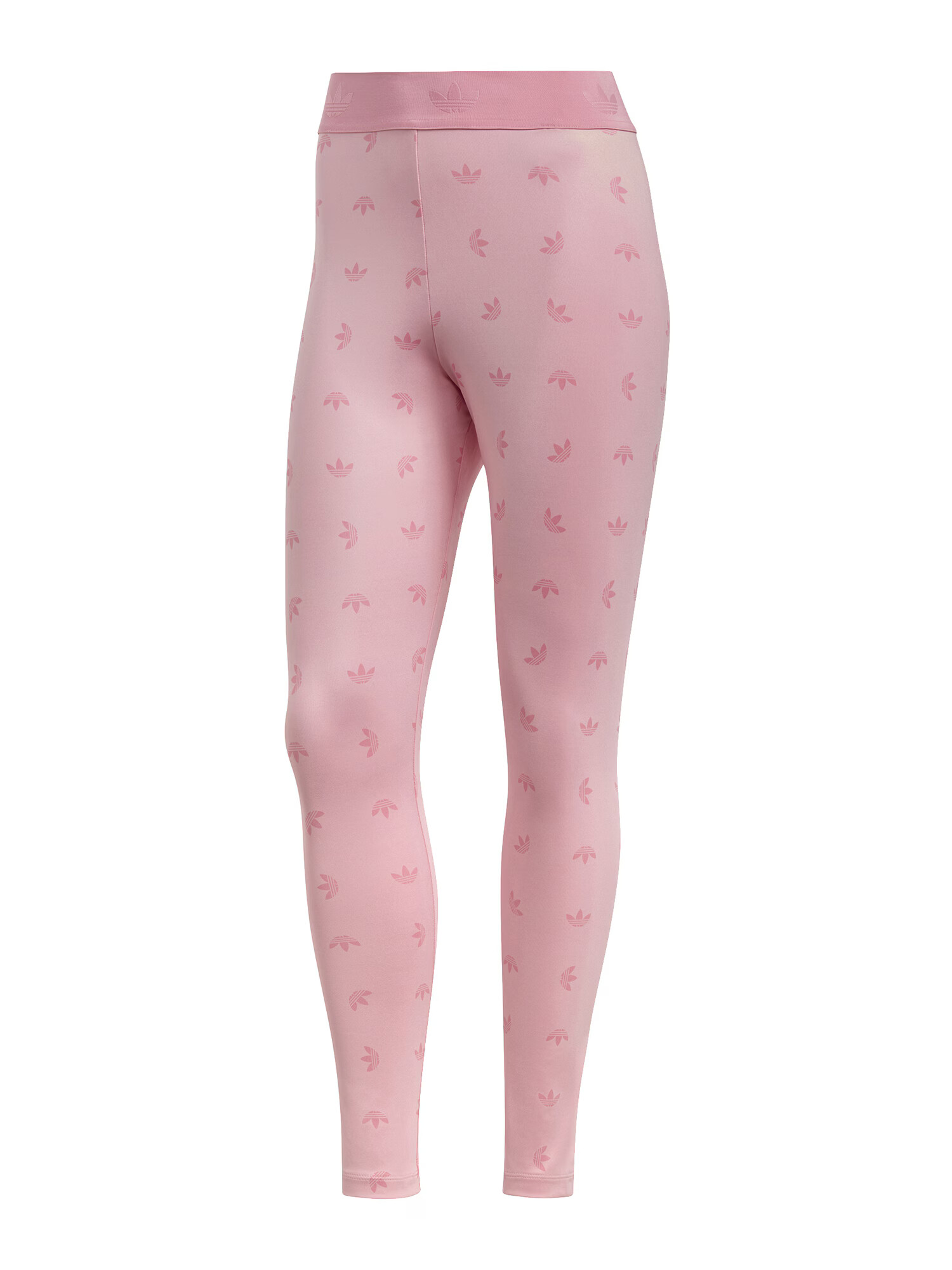 ADIDAS ORIGINALS Leggings ' High Waist Allover Print' roz / roz deschis - Pled.ro