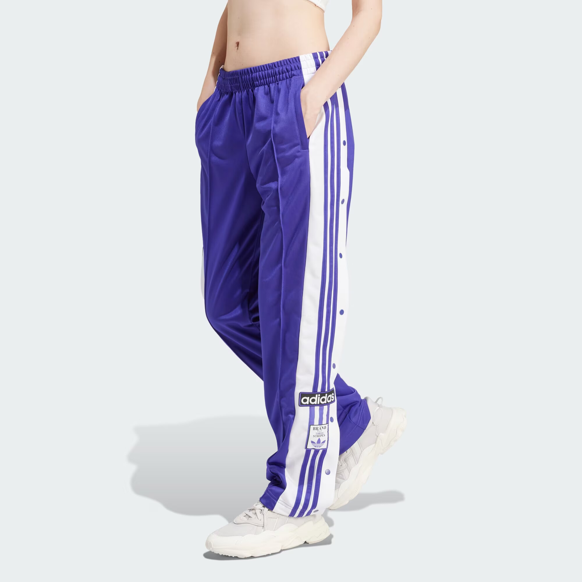 ADIDAS ORIGINALS Pantaloni 'Adibreak' lila / alb - Pled.ro