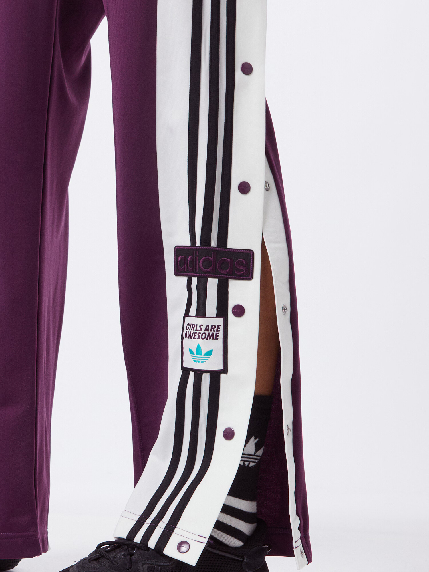 ADIDAS ORIGINALS Pantaloni 'ADIBREAK' mov vânătă / negru / alb - Pled.ro