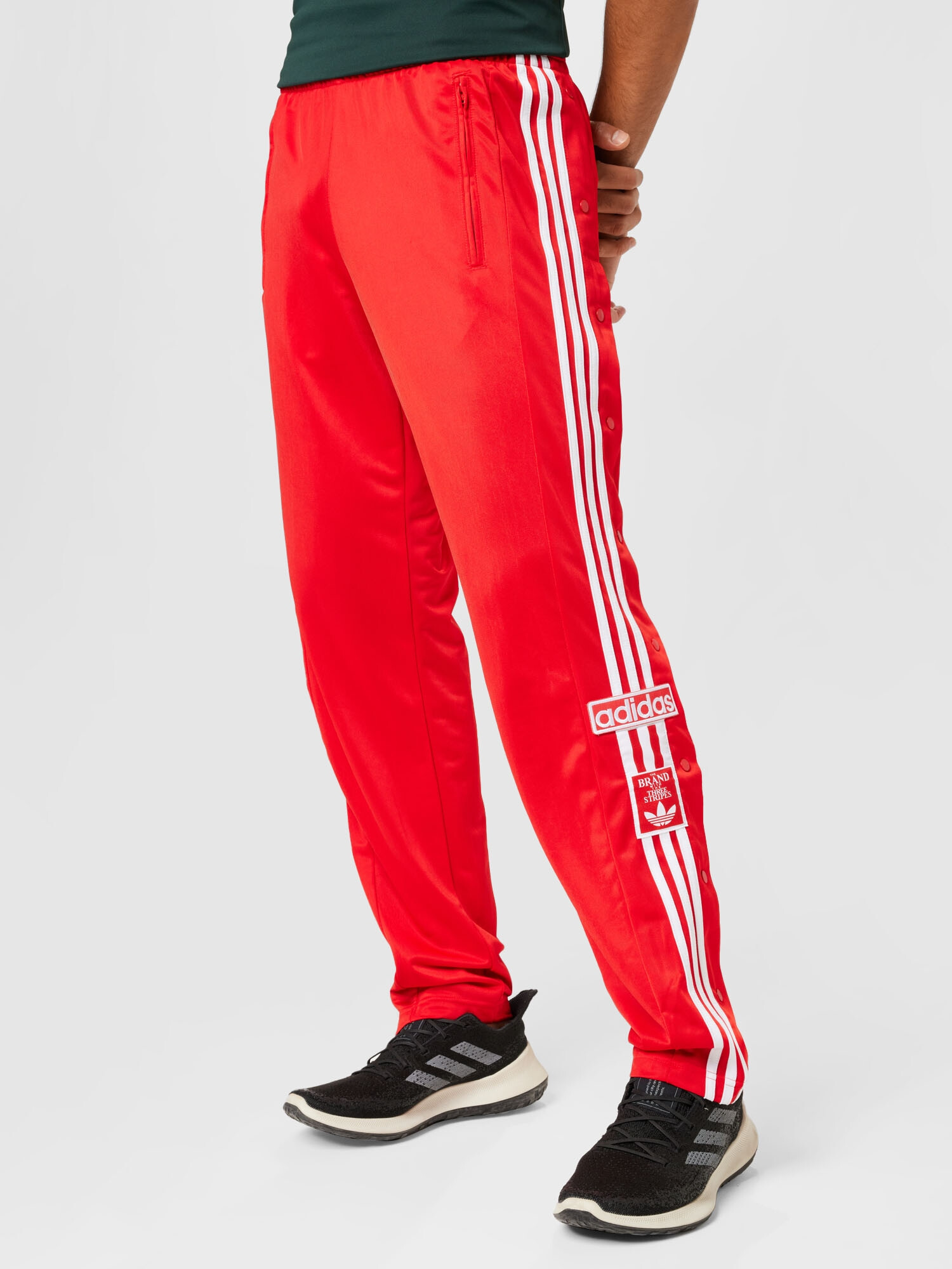 ADIDAS ORIGINALS Pantaloni 'Adicolor Classics Adibreak' roșu / alb - Pled.ro