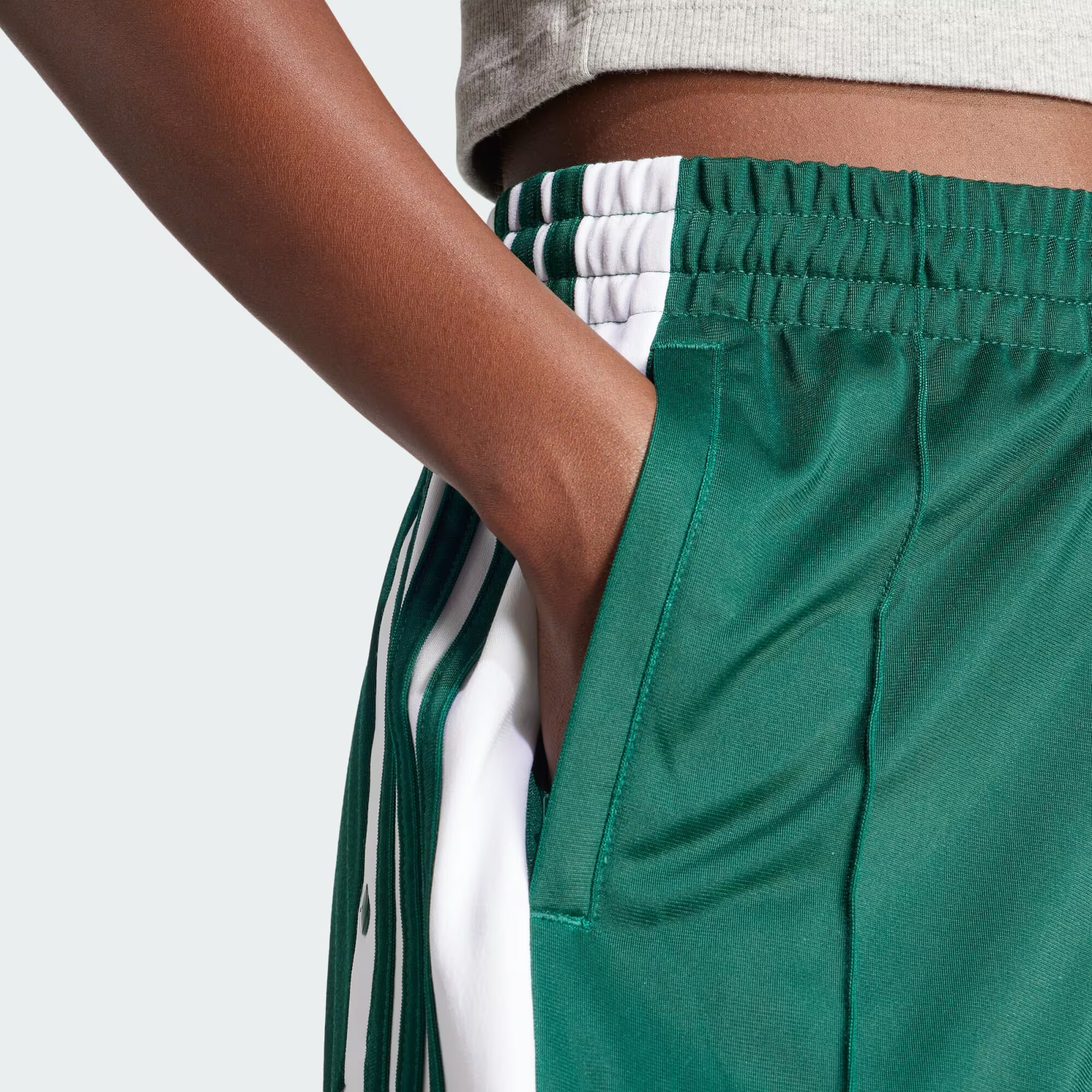 ADIDAS ORIGINALS Pantaloni 'Adibreak' verde / alb - Pled.ro