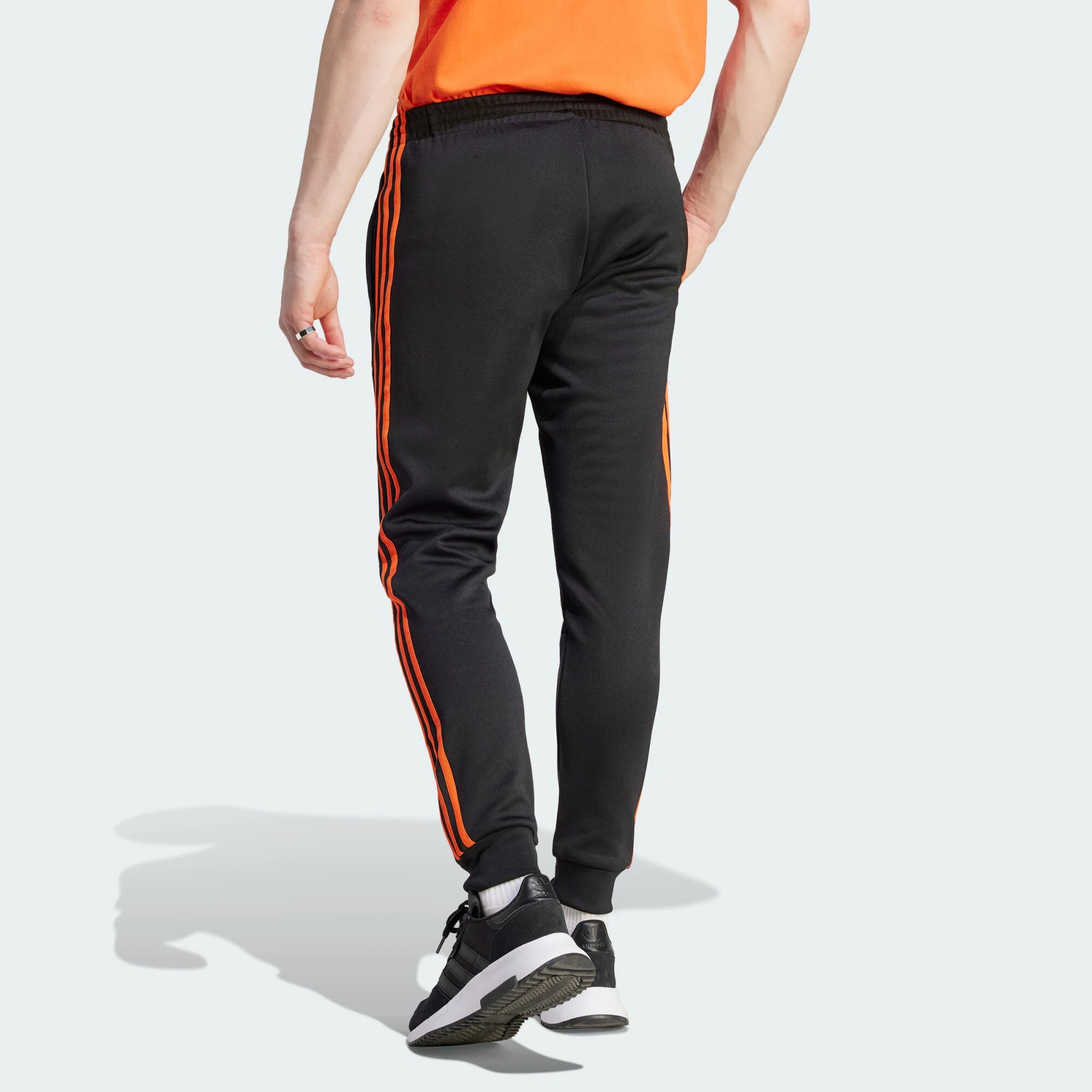 ADIDAS ORIGINALS Pantaloni 'Adicolor Classics Sst' portocaliu / negru - Pled.ro