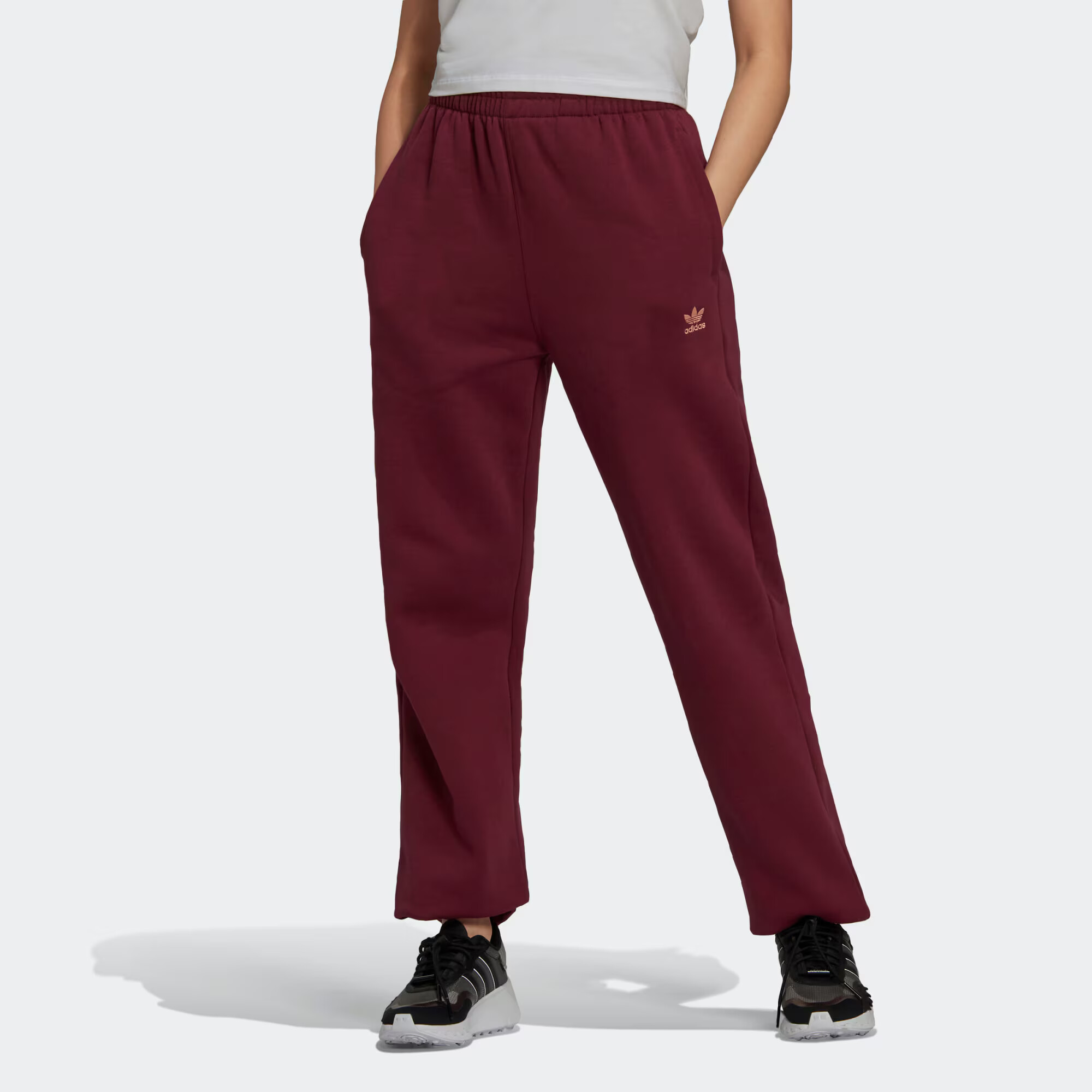 ADIDAS ORIGINALS Pantaloni ' adicolor Essentials Fleece Jogginghose ' roșu - Pled.ro