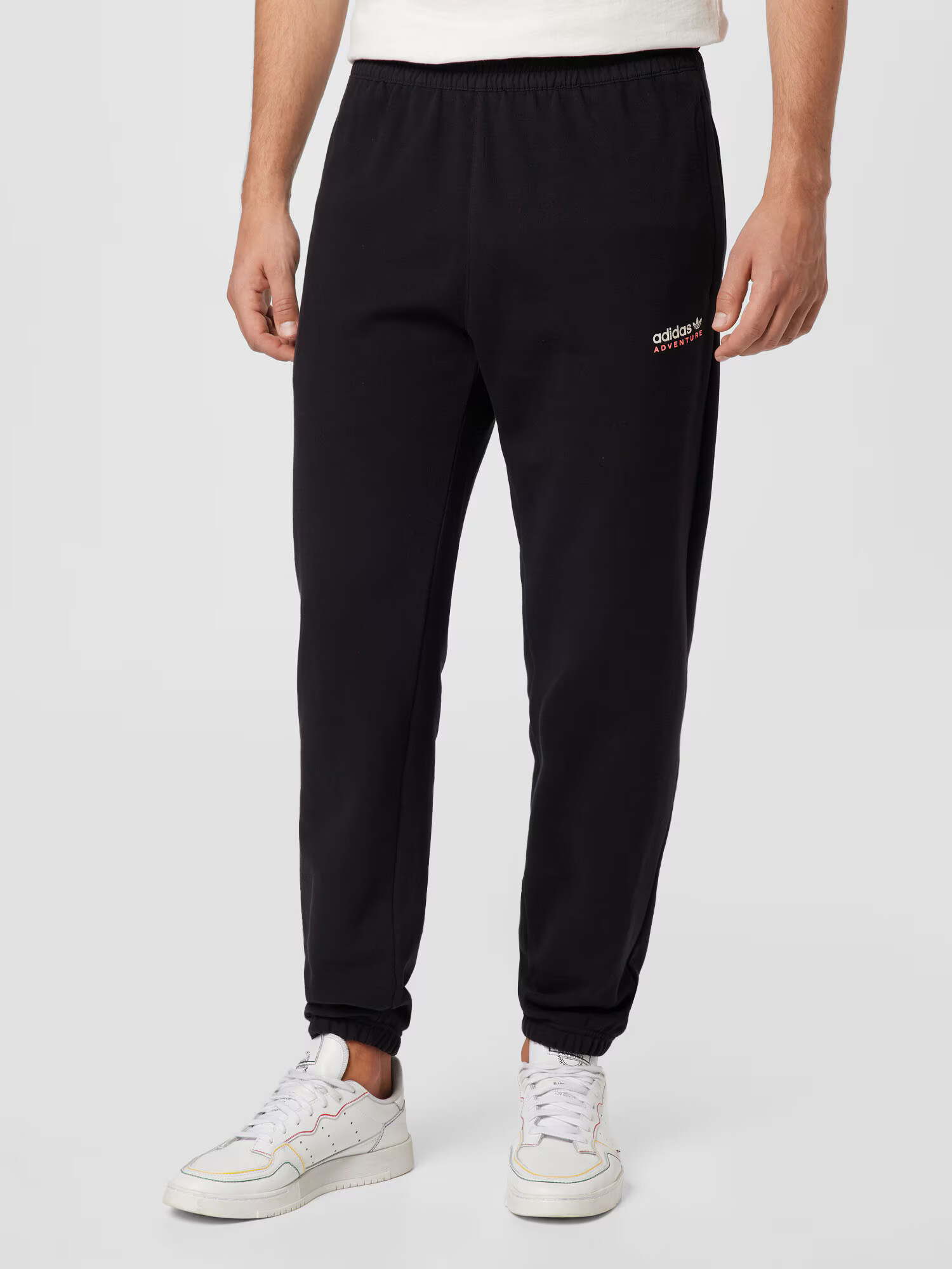 ADIDAS ORIGINALS Pantaloni 'Adventure' sângeriu / negru / alb - Pled.ro