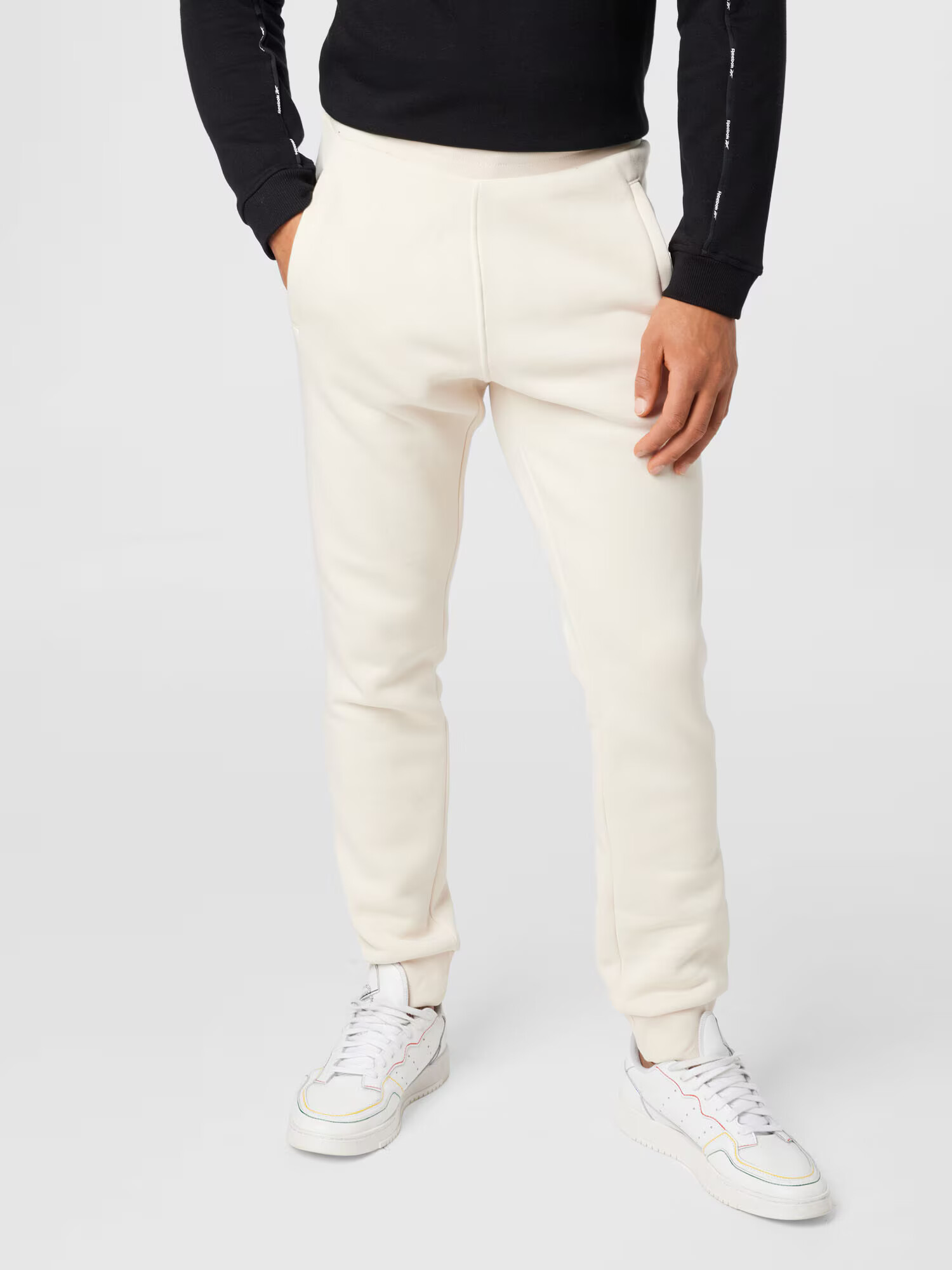 ADIDAS ORIGINALS Pantaloni 'Adicolor Essentials Trefoil' alb lână - Pled.ro