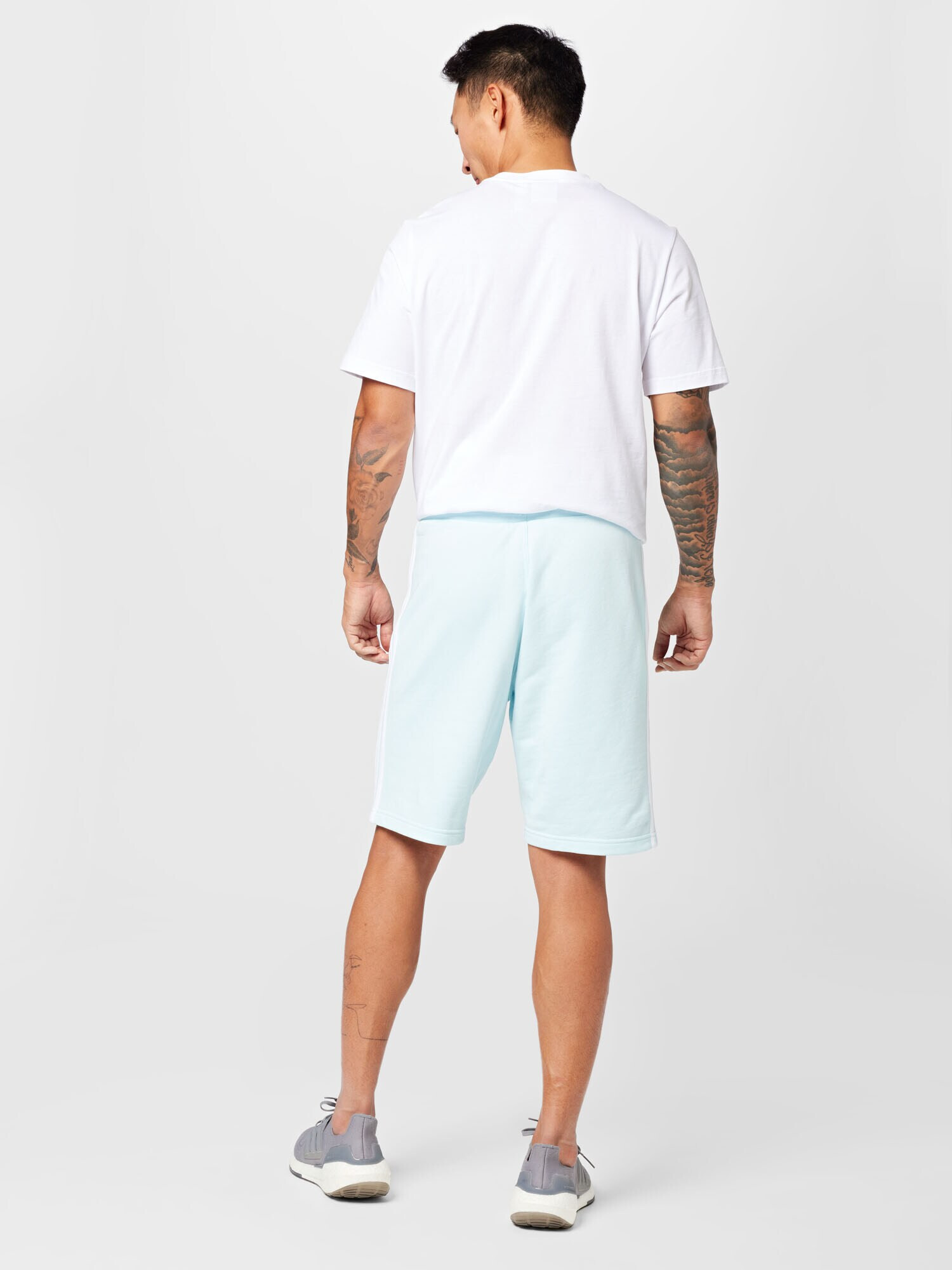 ADIDAS ORIGINALS Pantaloni albastru deschis / alb - Pled.ro