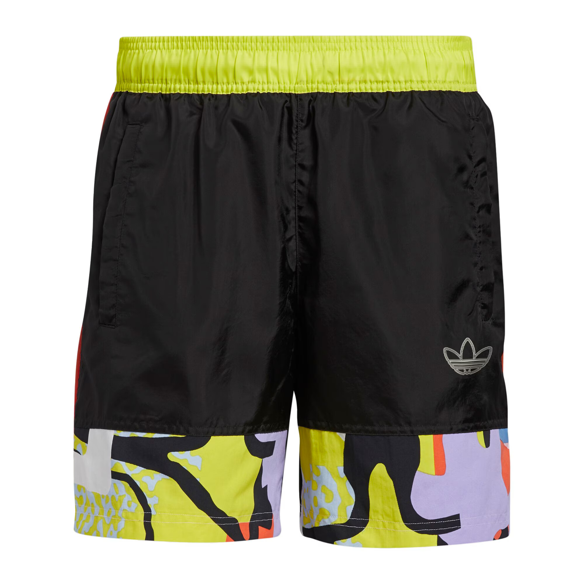 ADIDAS ORIGINALS Pantaloni albastru deschis / galben lămâie / mov deschis / roz / negru - Pled.ro