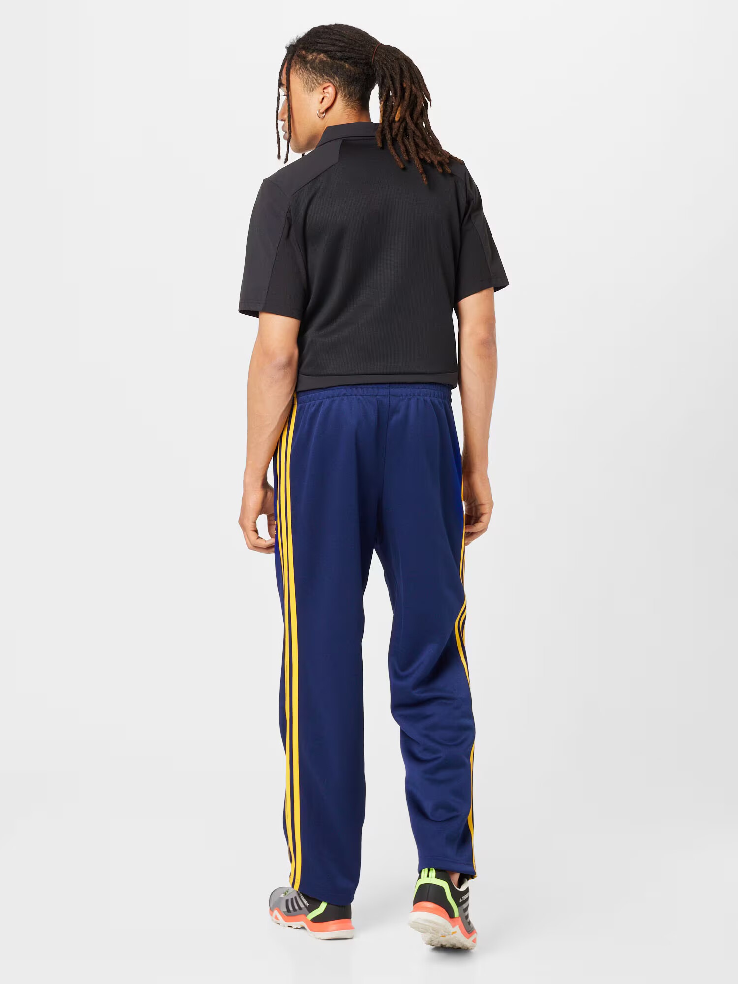 ADIDAS ORIGINALS Pantaloni 'Adicolor Classics+ ' albastru închis / portocaliu - Pled.ro