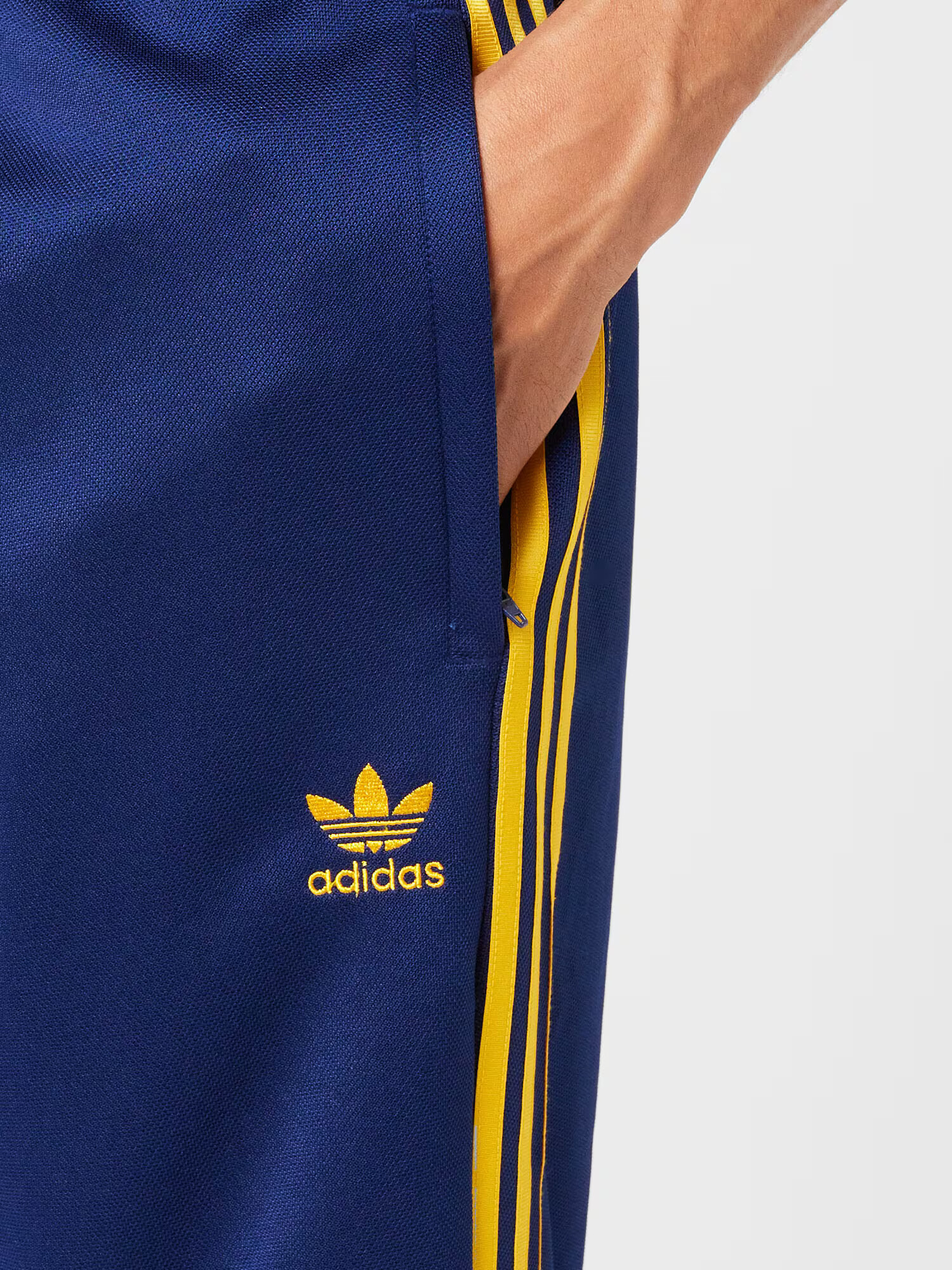 ADIDAS ORIGINALS Pantaloni 'Adicolor Classics+ ' albastru închis / portocaliu - Pled.ro