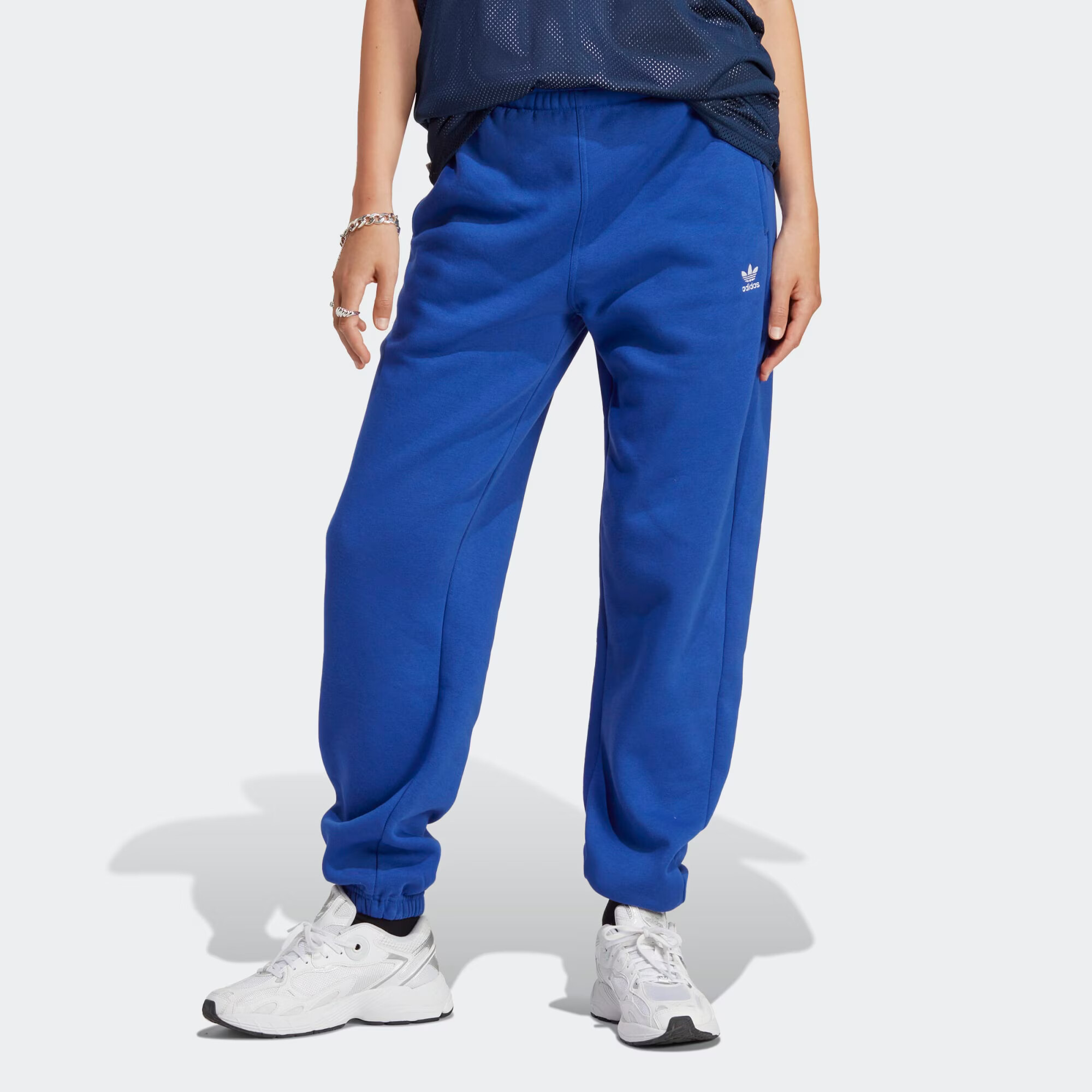 ADIDAS ORIGINALS Pantaloni 'Essentials Fleece' albastru regal - Pled.ro