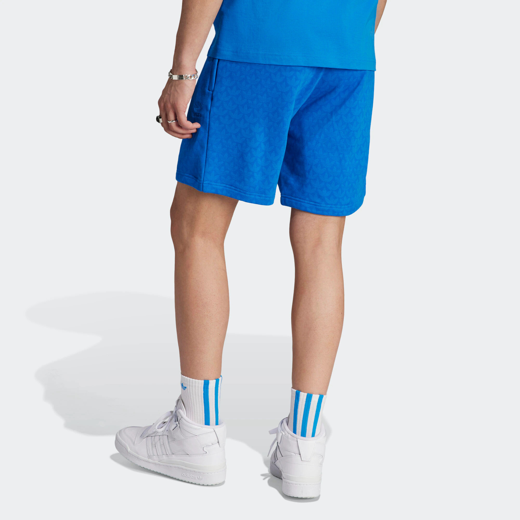 ADIDAS ORIGINALS Pantaloni 'Graphics Monogram' albastru regal / albastru neon - Pled.ro