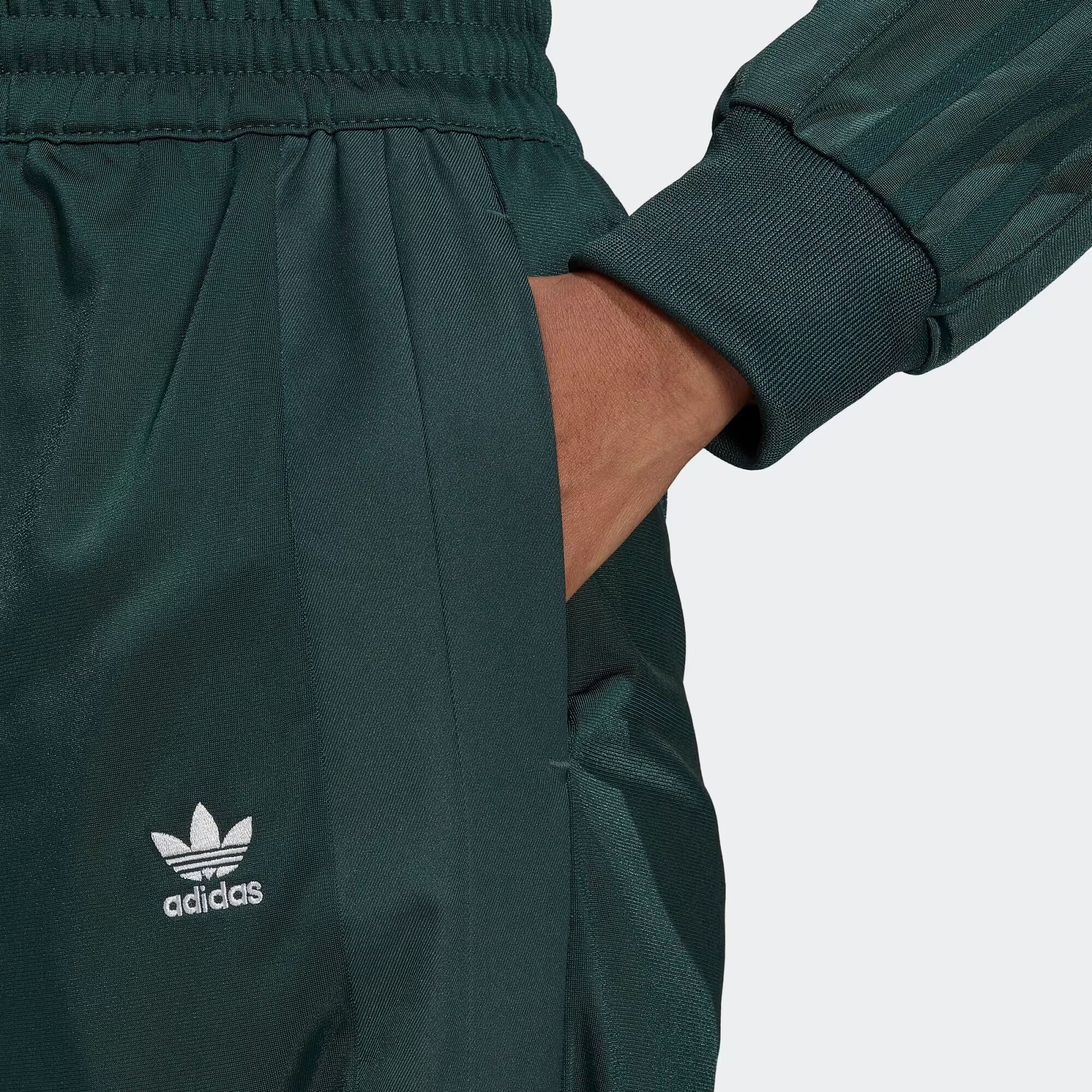 ADIDAS ORIGINALS Pantaloni 'Always Original Laced ' verde închis / alb - Pled.ro