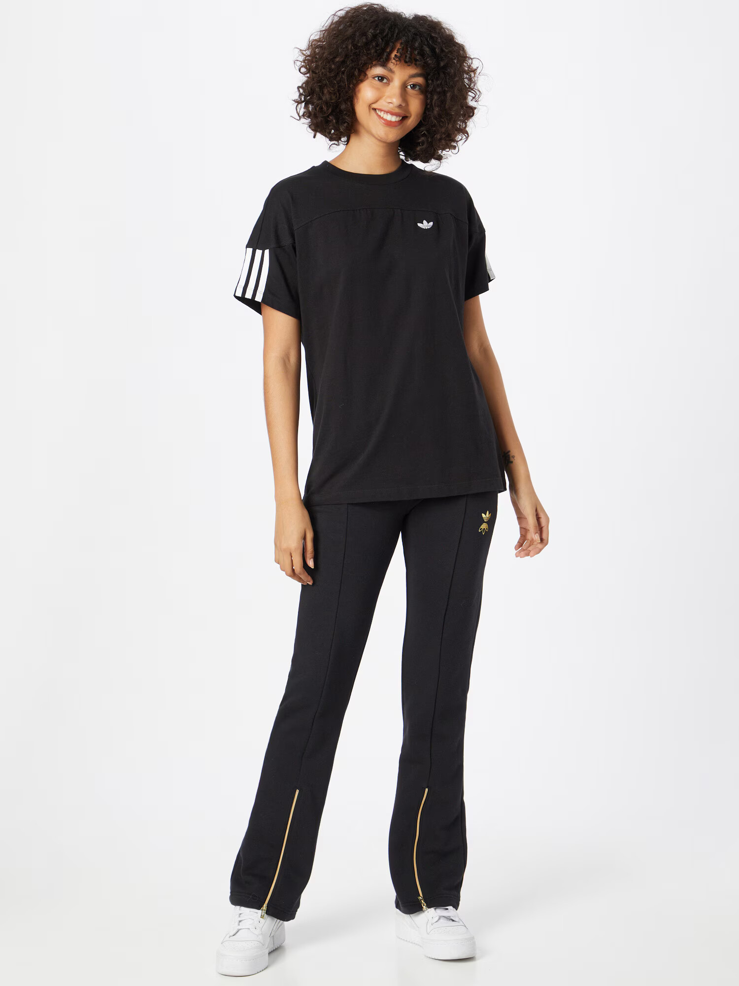 ADIDAS ORIGINALS Pantaloni auriu / negru - Pled.ro