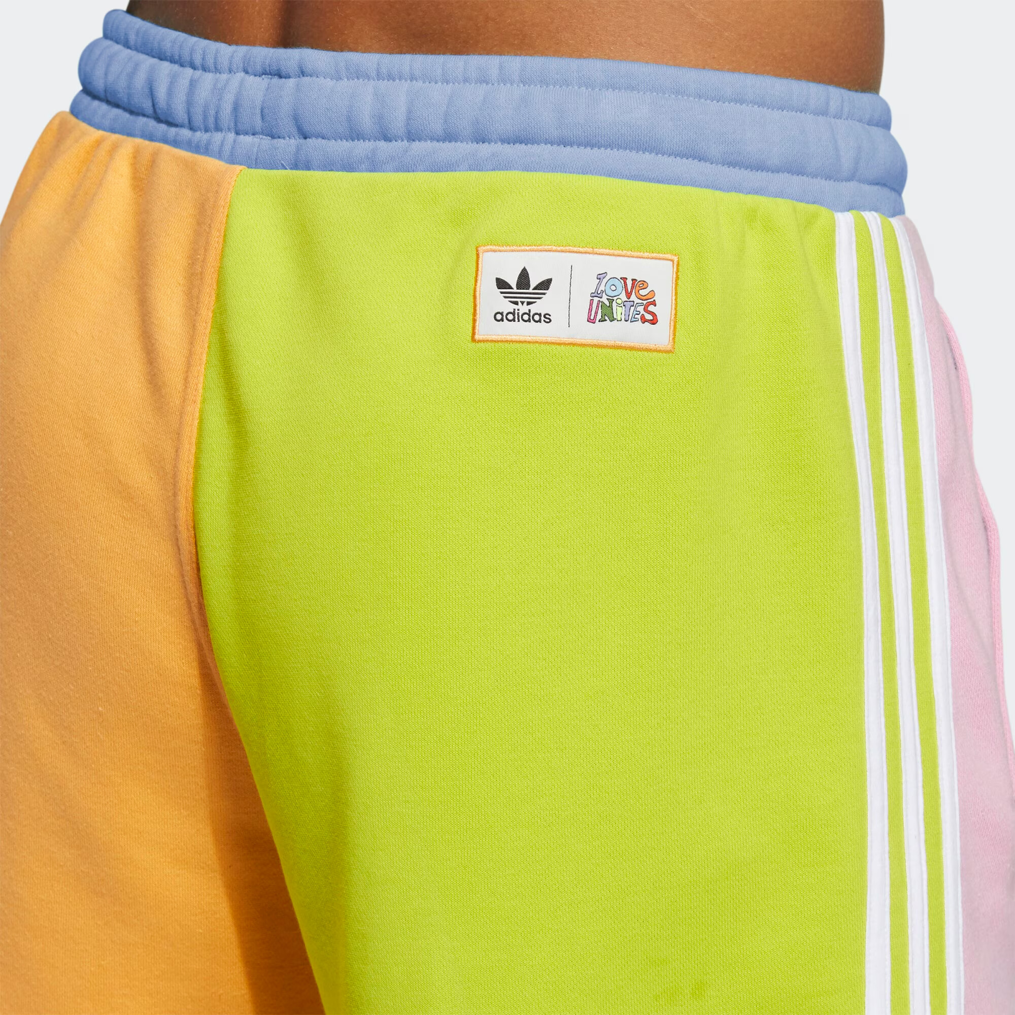 ADIDAS ORIGINALS Pantaloni azuriu / verde măr / portocaliu mandarină / corai - Pled.ro