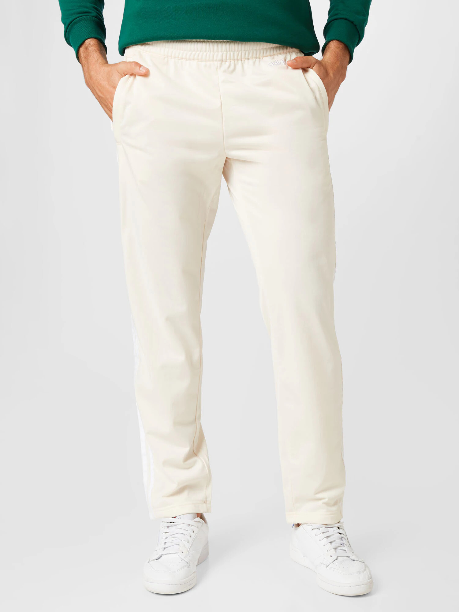 ADIDAS ORIGINALS Pantaloni bej / alb - Pled.ro