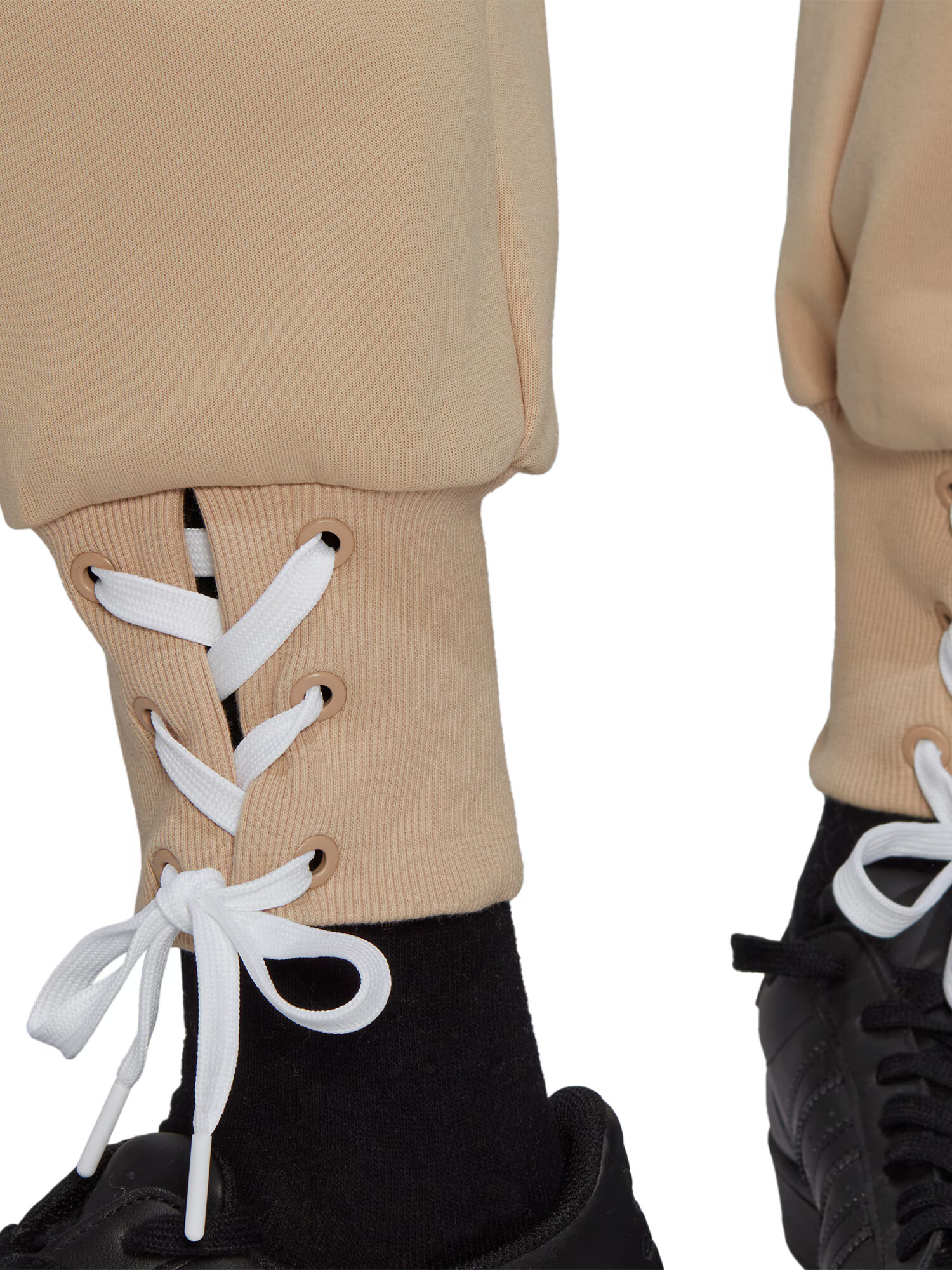 ADIDAS ORIGINALS Pantaloni 'Always Original Laced Cuff' bej / alb - Pled.ro