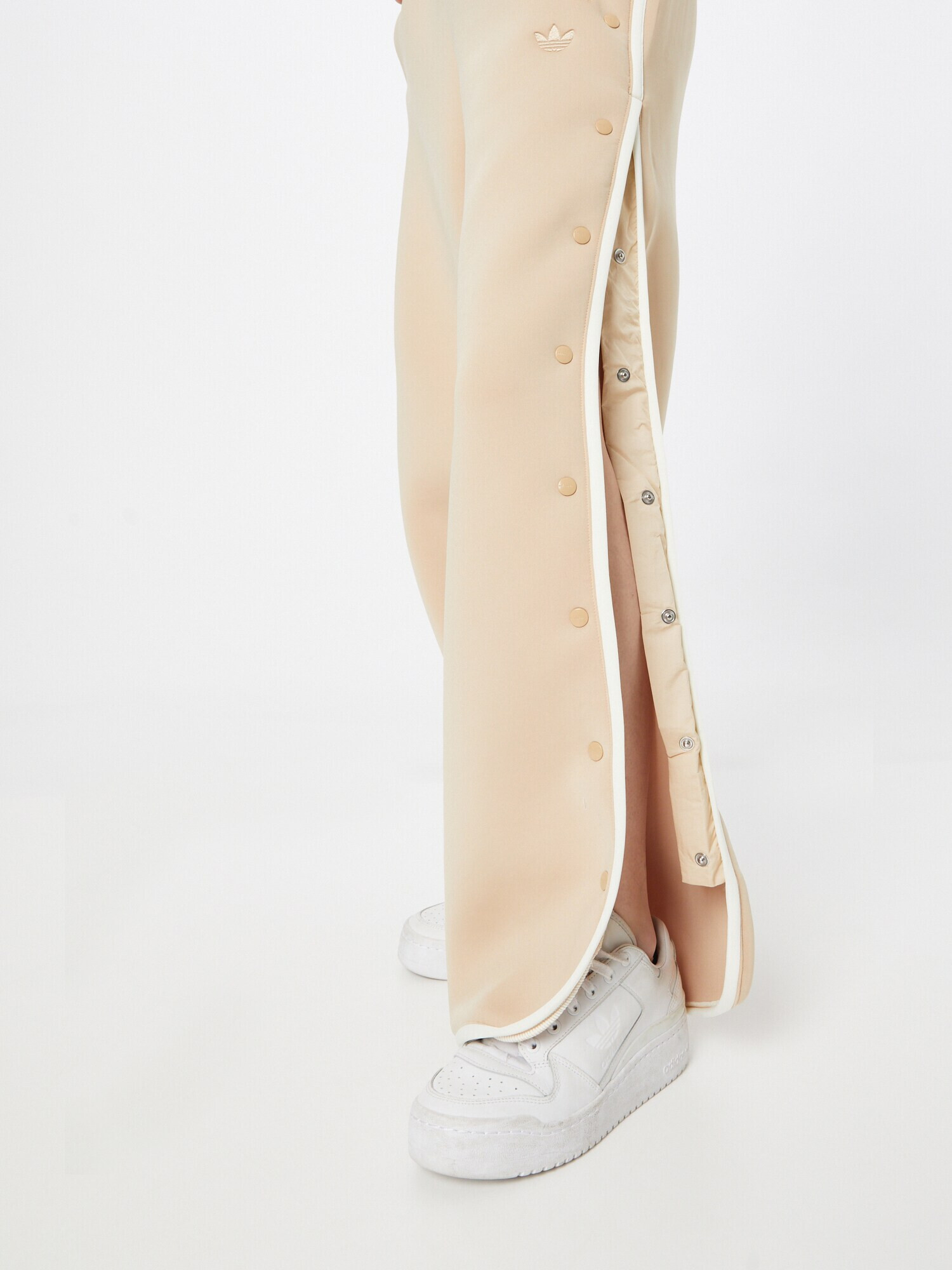 ADIDAS ORIGINALS Pantaloni 'Spacer With Binding Details' bej deschis / alb - Pled.ro