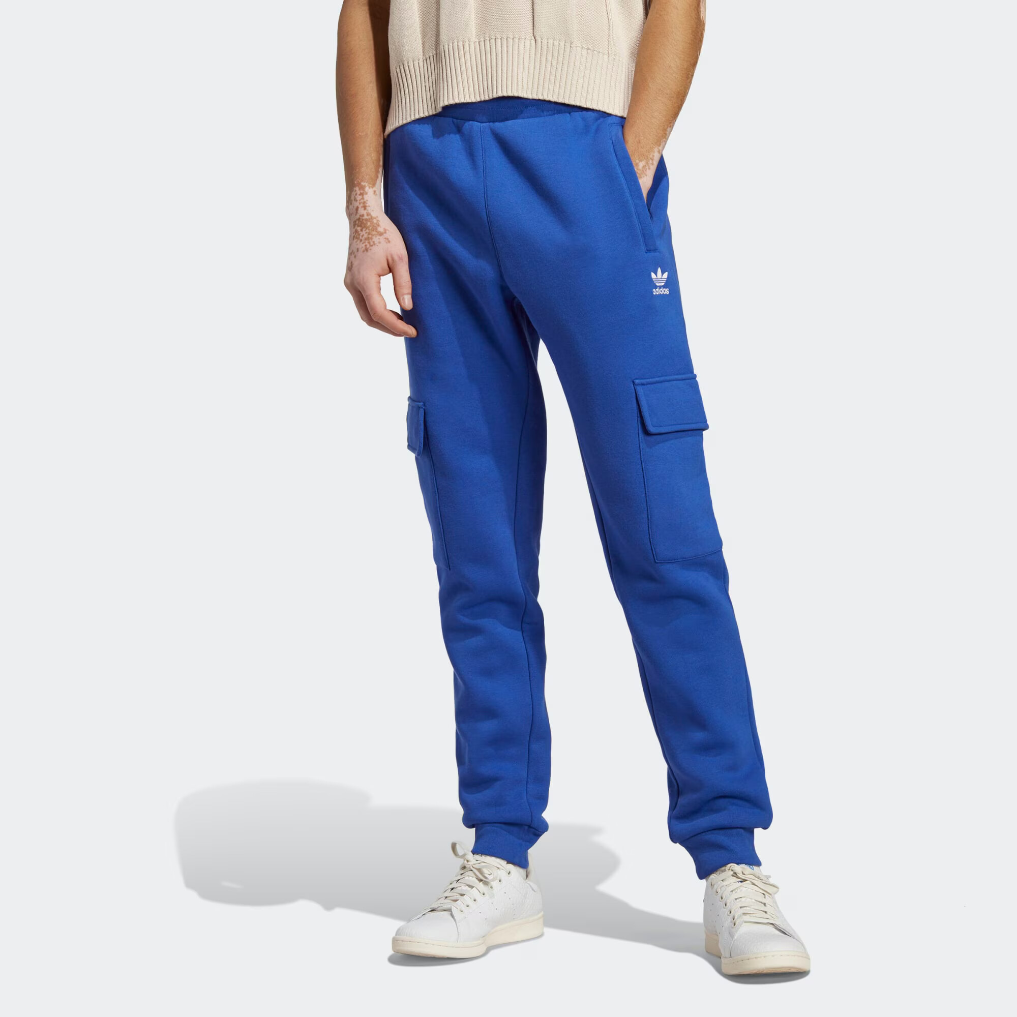 ADIDAS ORIGINALS Pantaloni cu buzunare 'Trefoil Essentials ' albastru regal / alb - Pled.ro