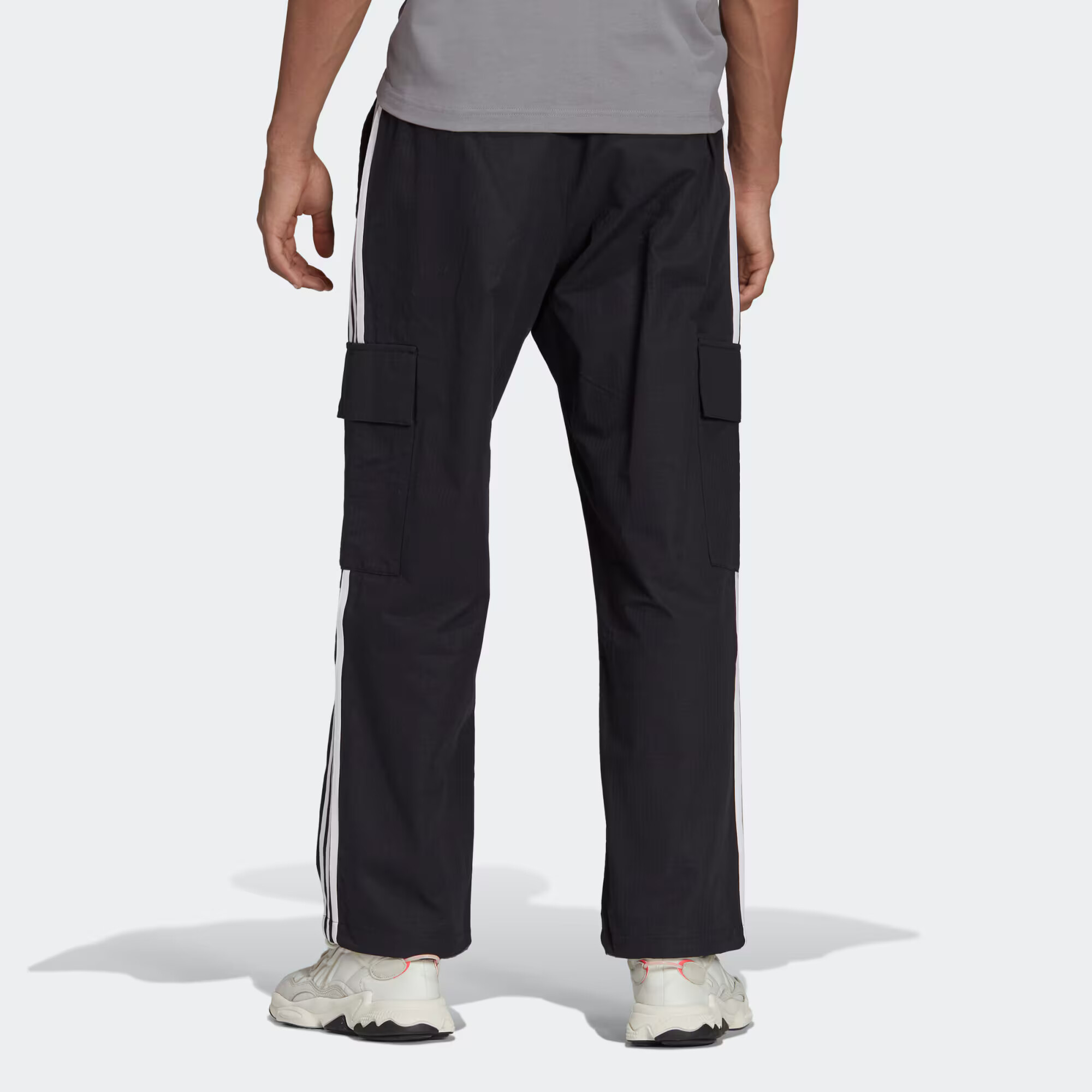 ADIDAS ORIGINALS Pantaloni cu buzunare negru / alb - Pled.ro