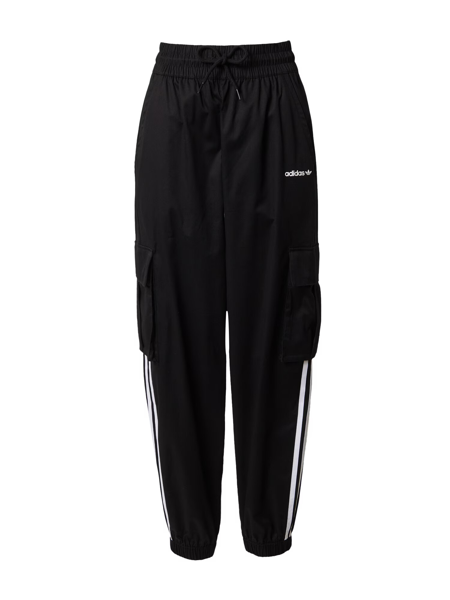 ADIDAS ORIGINALS Pantaloni cu buzunare negru / alb - Pled.ro