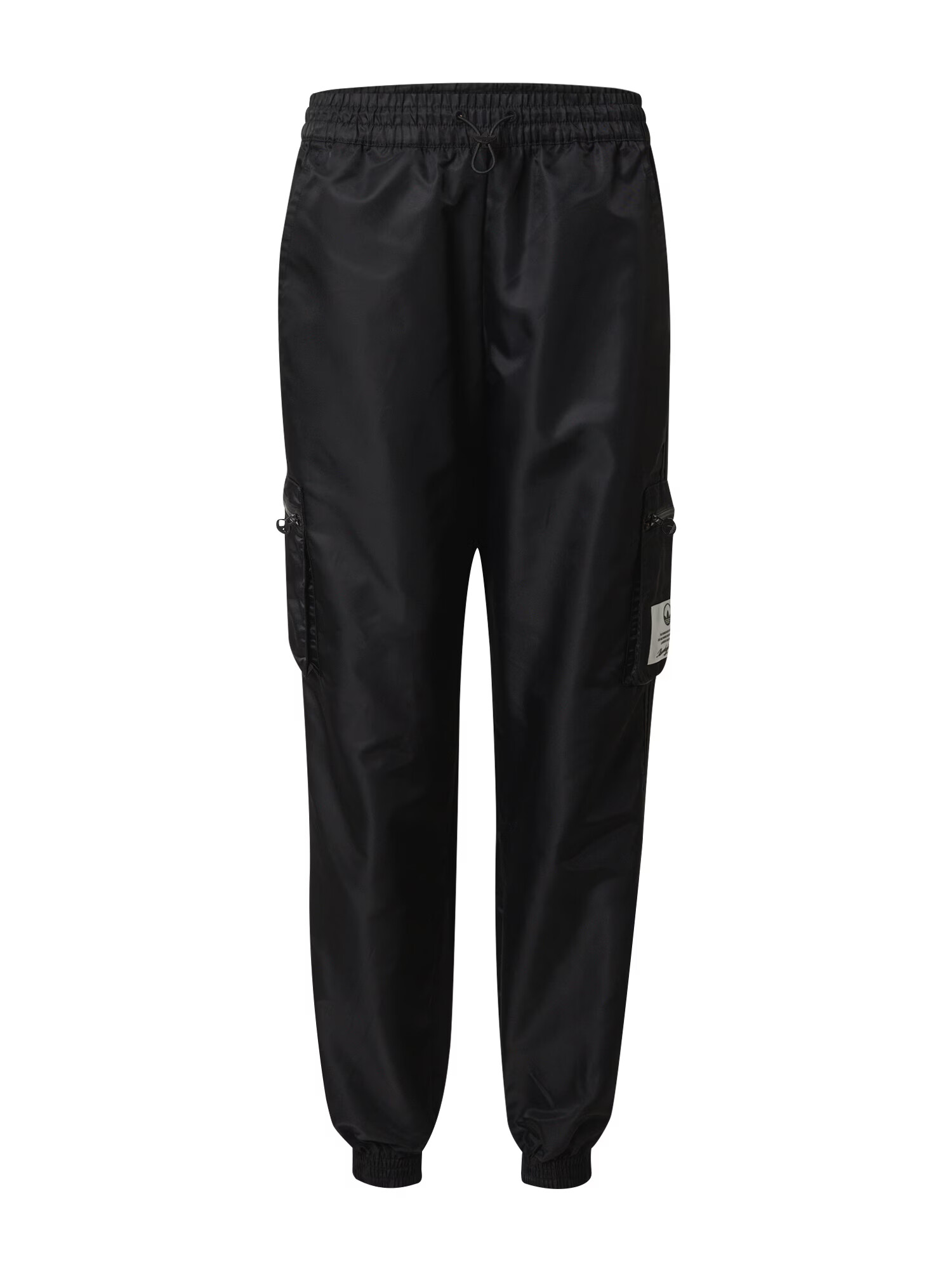 ADIDAS ORIGINALS Pantaloni cu buzunare 'Nylon Utility' negru / alb murdar - Pled.ro