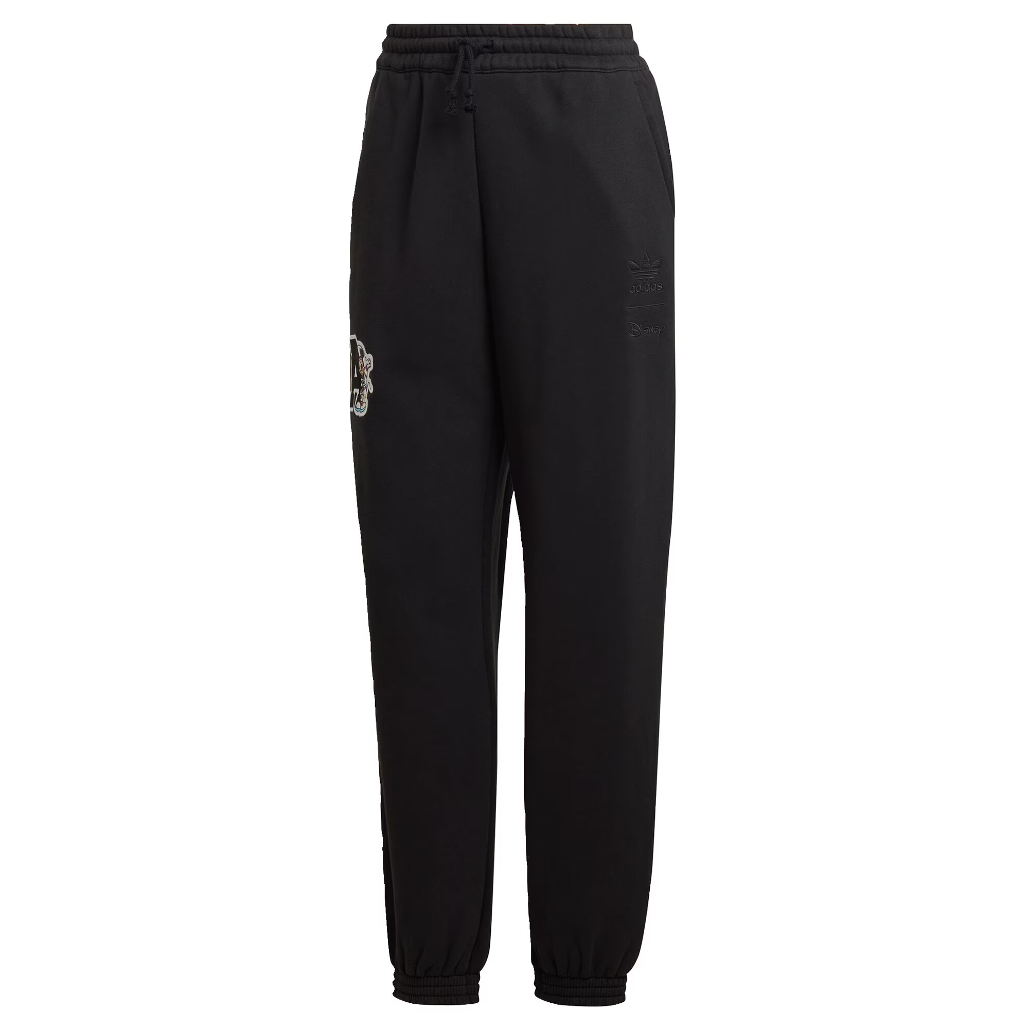 ADIDAS ORIGINALS Pantaloni 'Disney Cuffed' gri / negru - Pled.ro