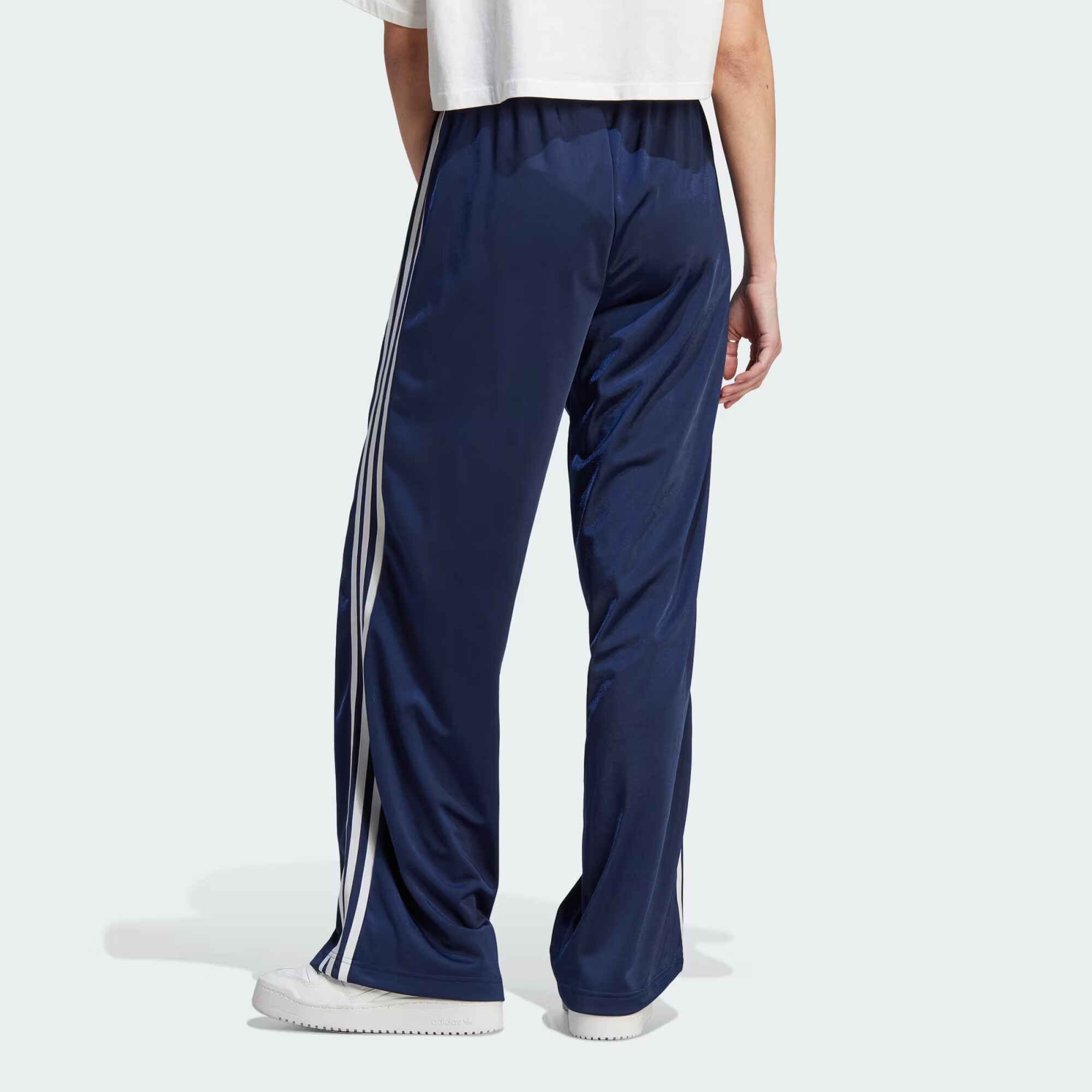 ADIDAS ORIGINALS Pantaloni 'Firebird Loose' albastru închis / alb - Pled.ro