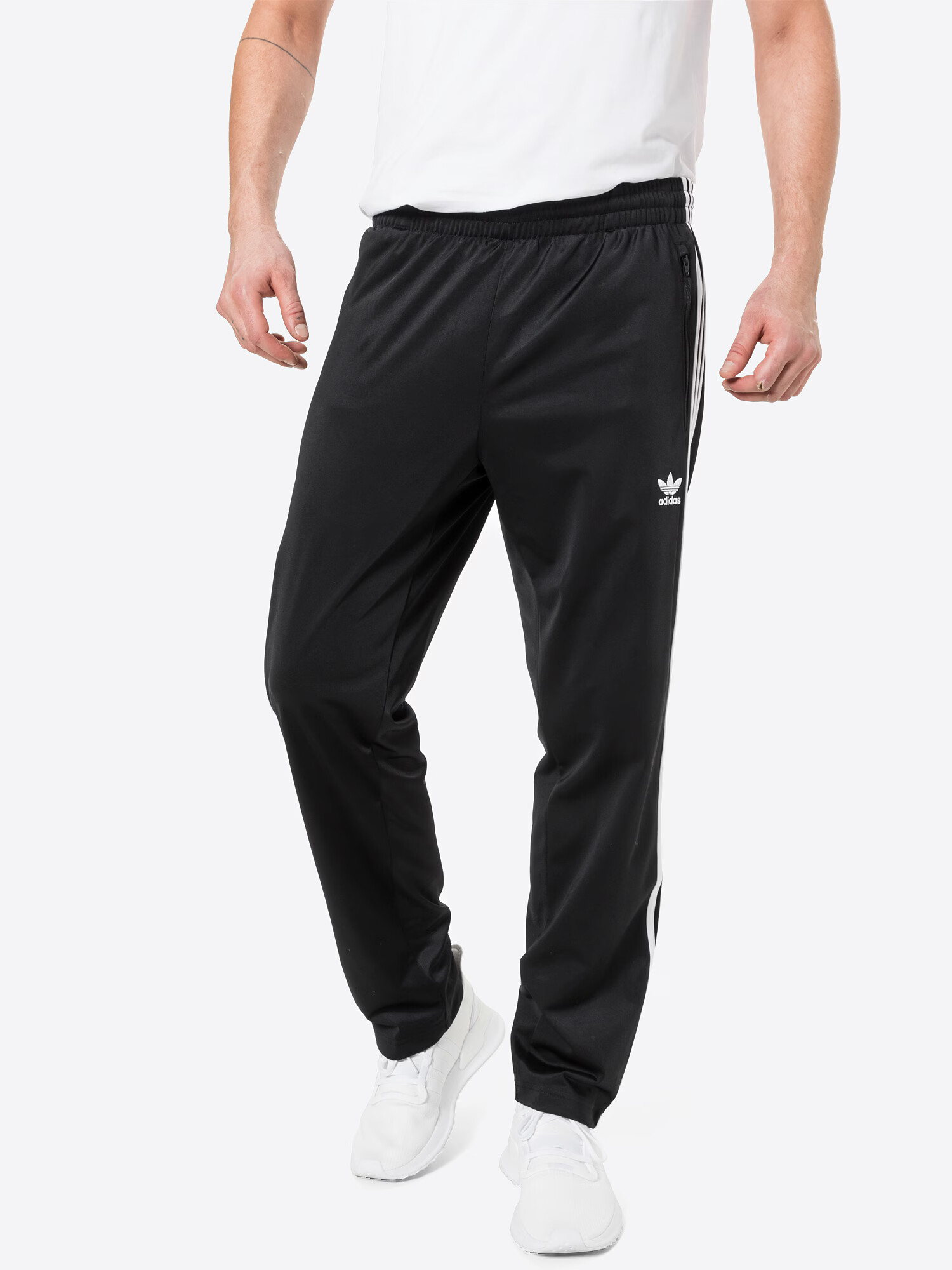 ADIDAS ORIGINALS Pantaloni 'Firebird' negru / alb - Pled.ro