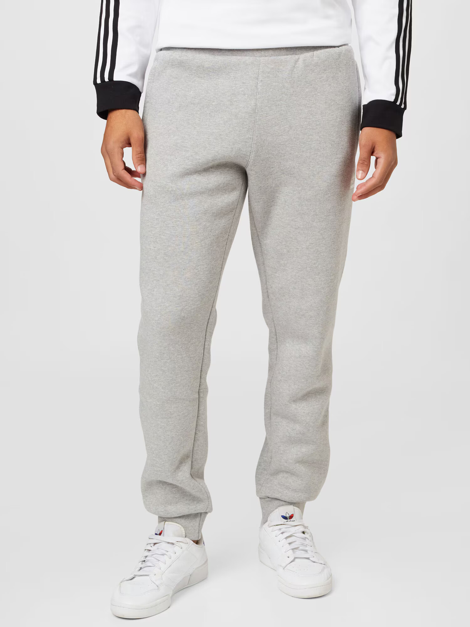 ADIDAS ORIGINALS Pantaloni 'Trefoil Essentials' gri amestecat - Pled.ro