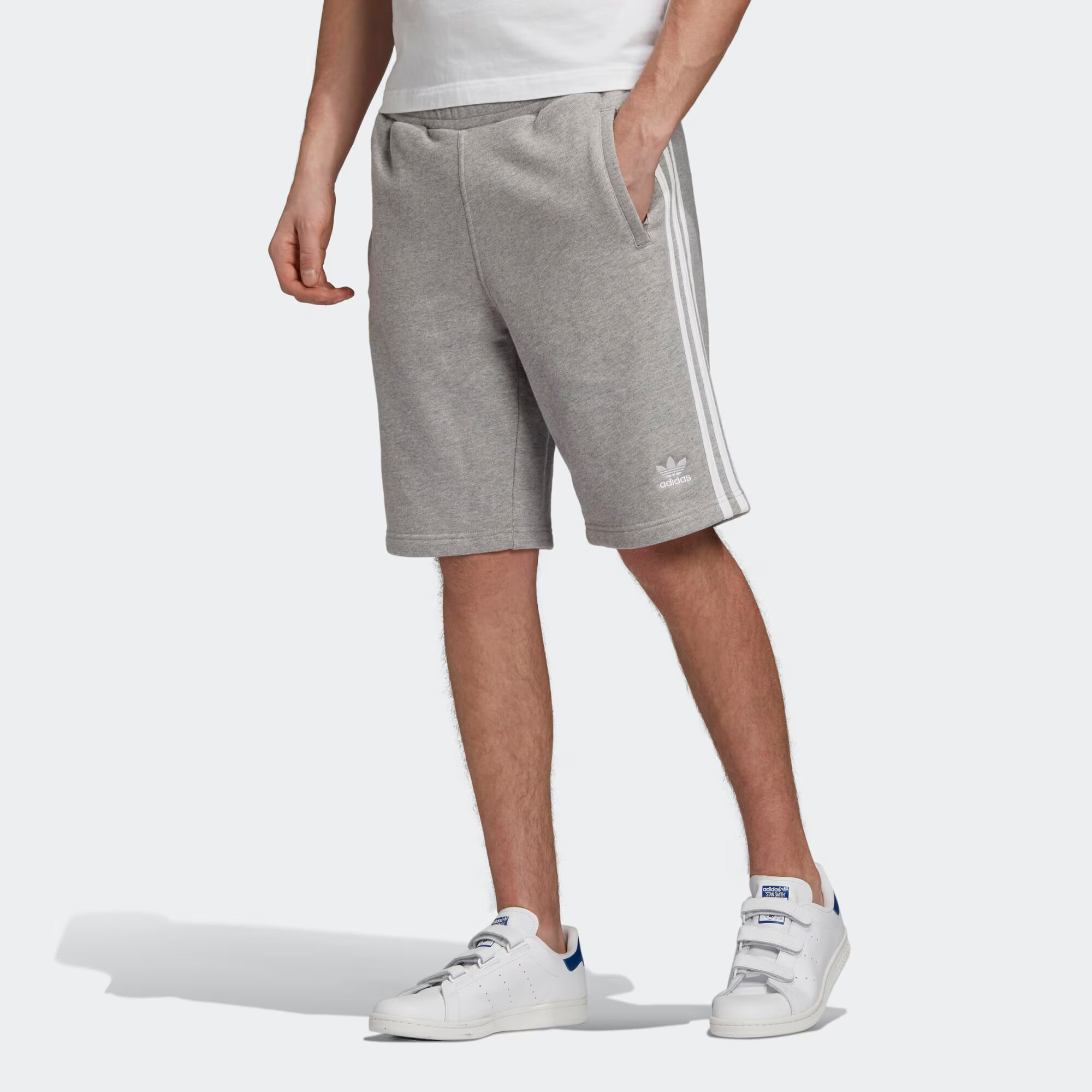 ADIDAS ORIGINALS Pantaloni gri amestecat / alb - Pled.ro