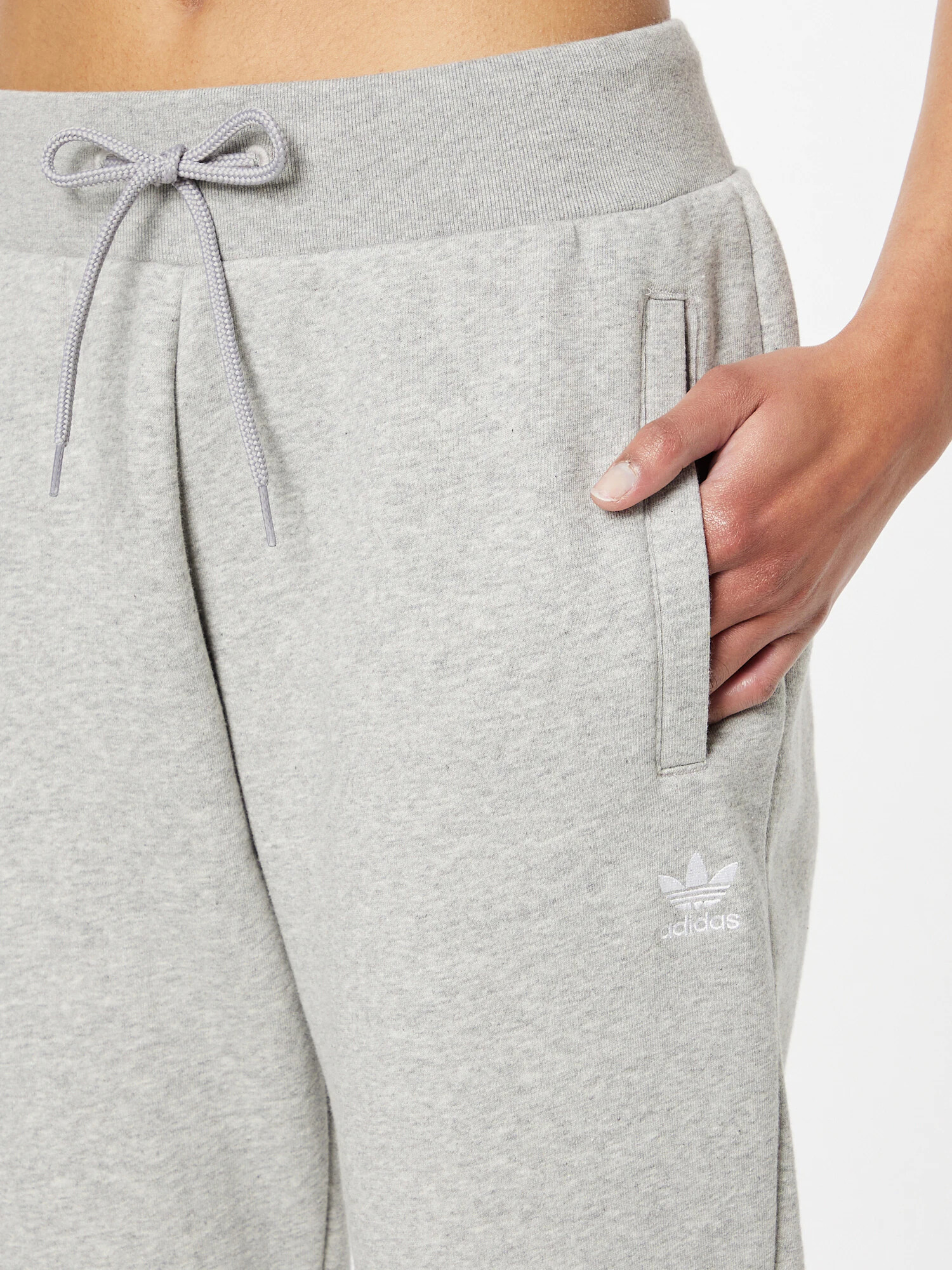 ADIDAS ORIGINALS Pantaloni gri amestecat / alb - Pled.ro