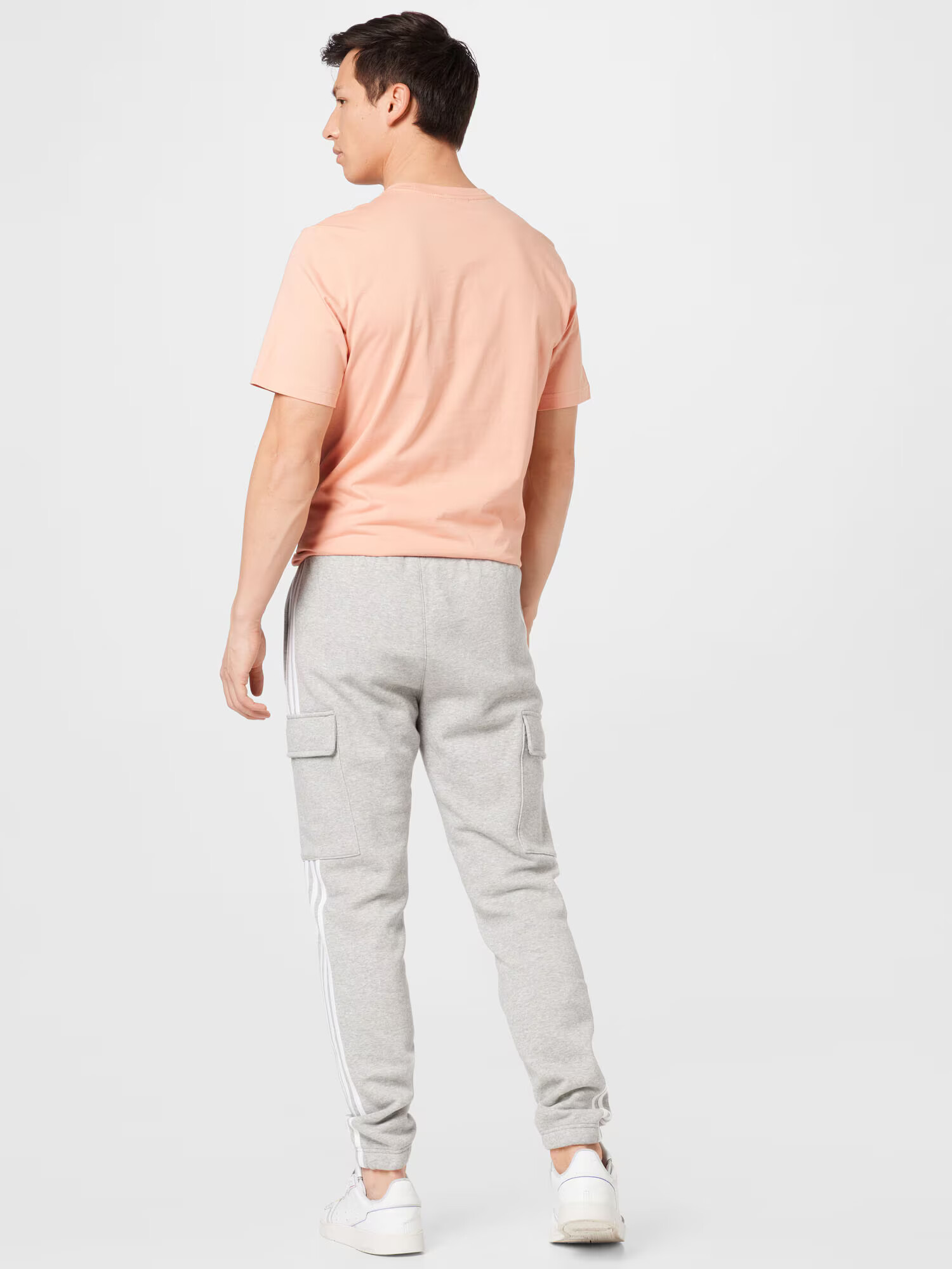 ADIDAS ORIGINALS Pantaloni 'Adicolor Classics 3-Stripes ' gri amestecat / alb - Pled.ro