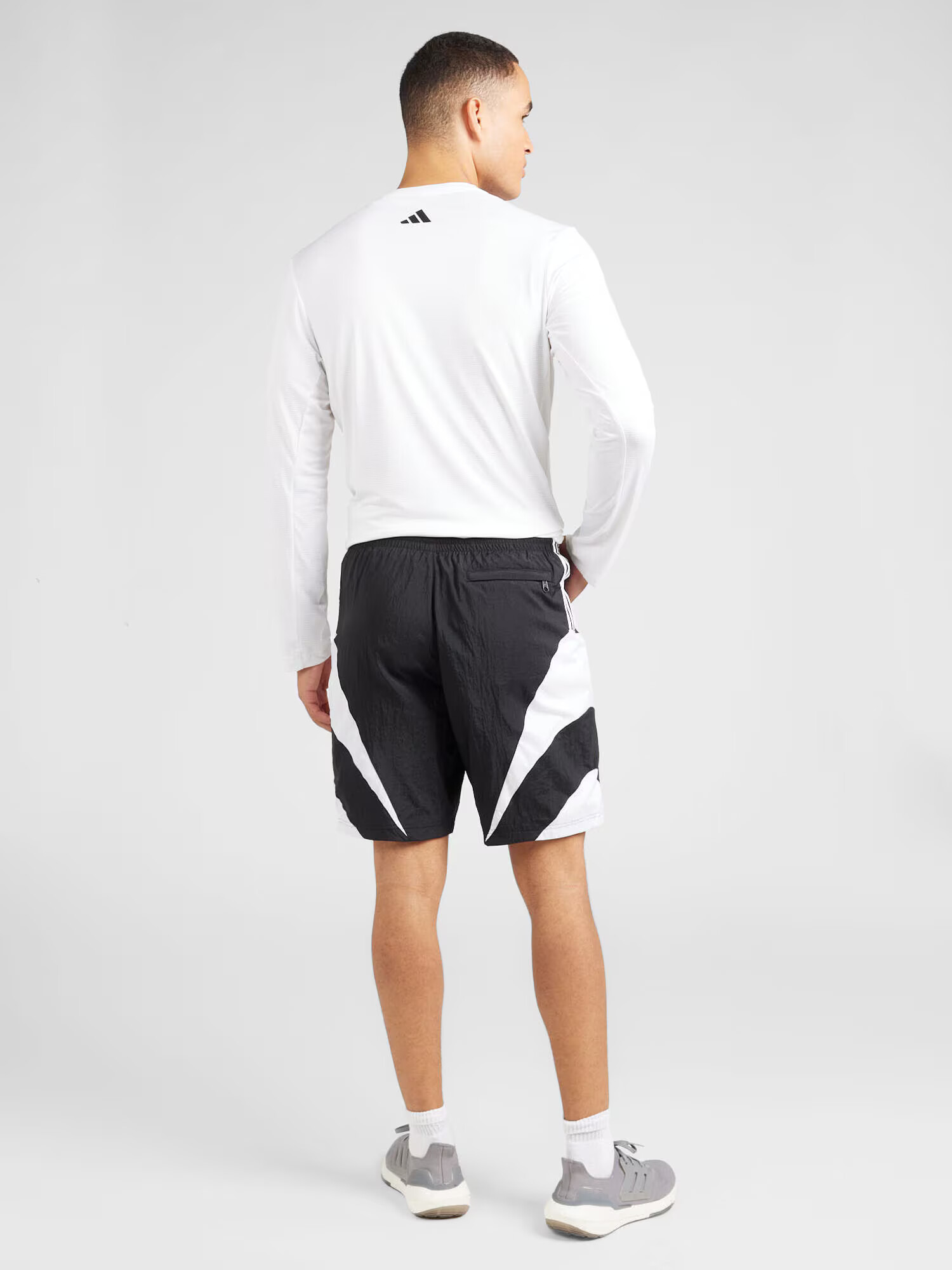 ADIDAS ORIGINALS Pantaloni negru / alb - Pled.ro