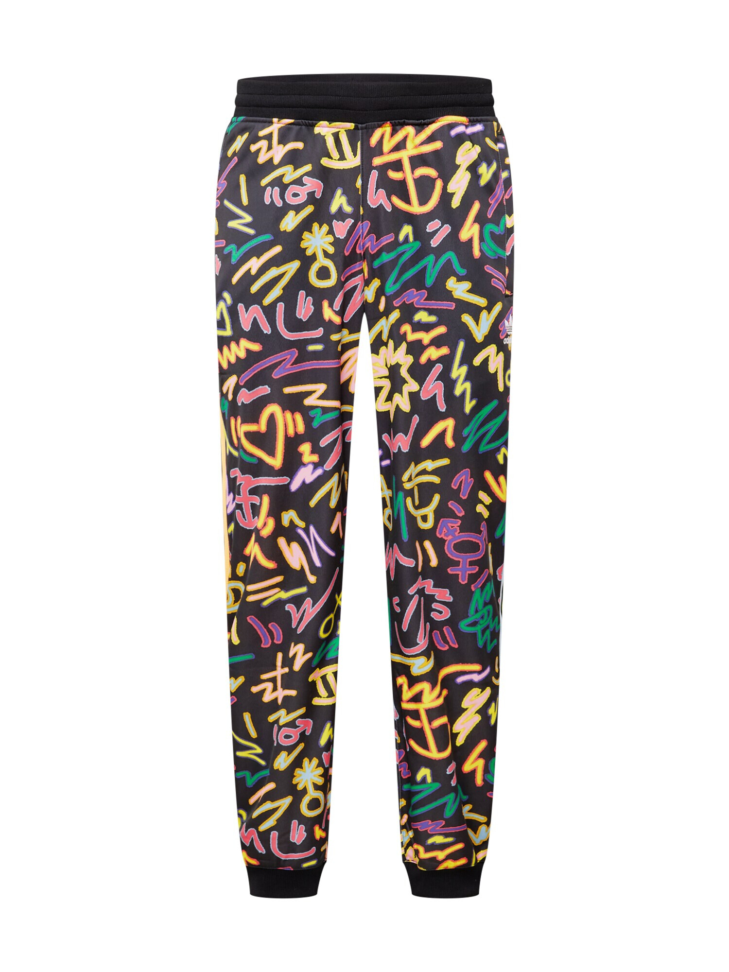 ADIDAS ORIGINALS Pantaloni 'Love Unites' galben / verde / roz deschis / negru - Pled.ro