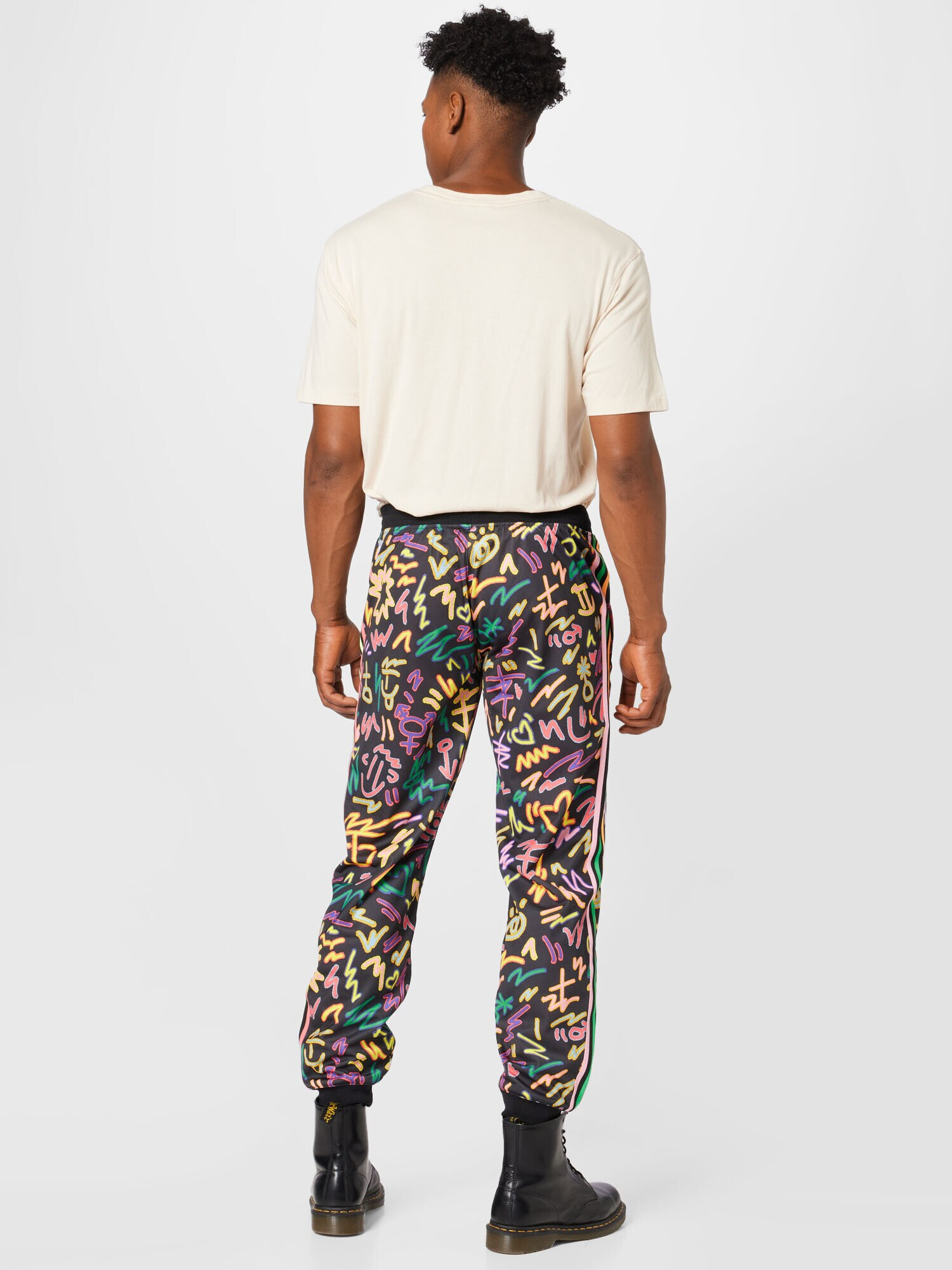 ADIDAS ORIGINALS Pantaloni 'Love Unites' galben / verde / roz deschis / negru - Pled.ro