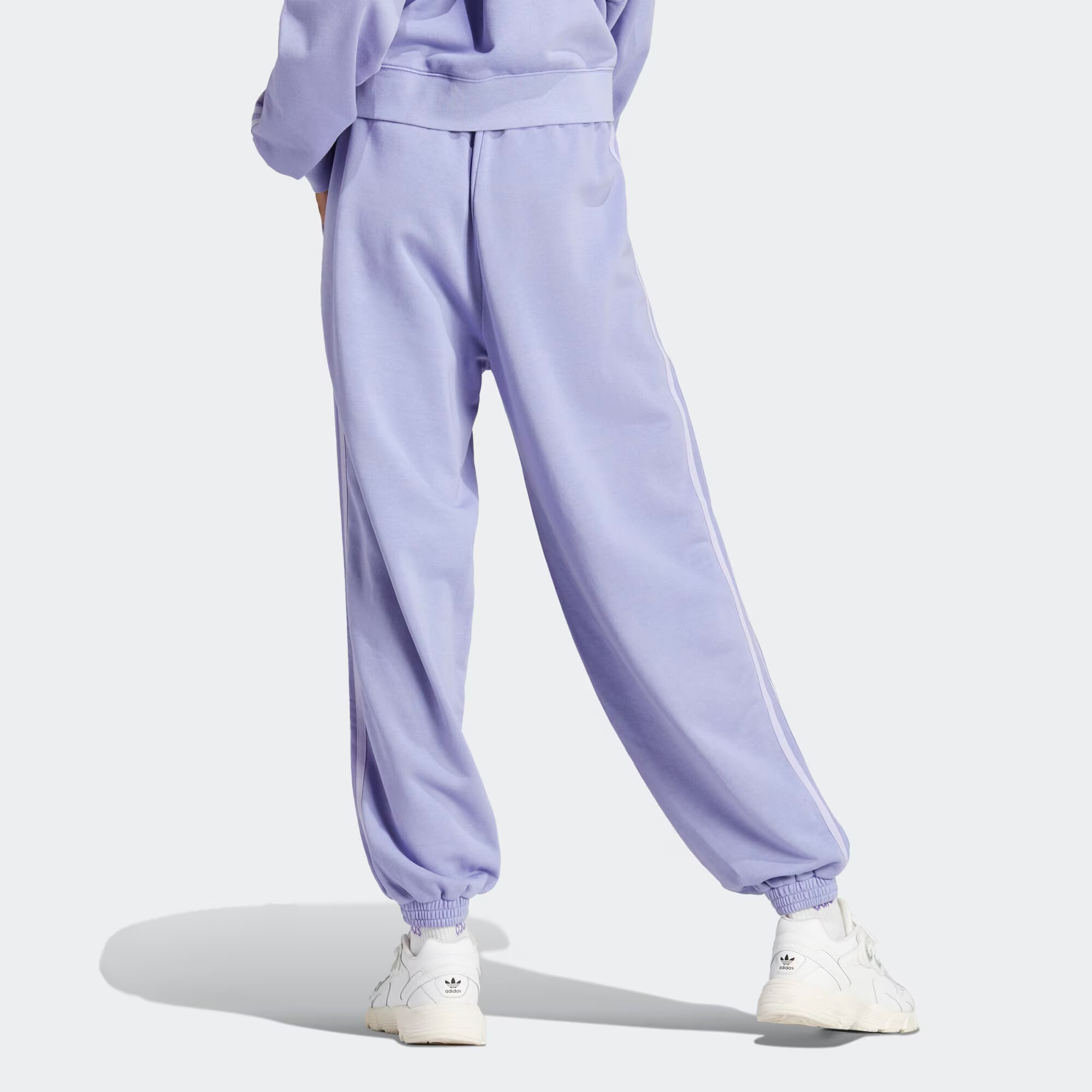 ADIDAS ORIGINALS Pantaloni mov lavandă / mov pastel / alb - Pled.ro