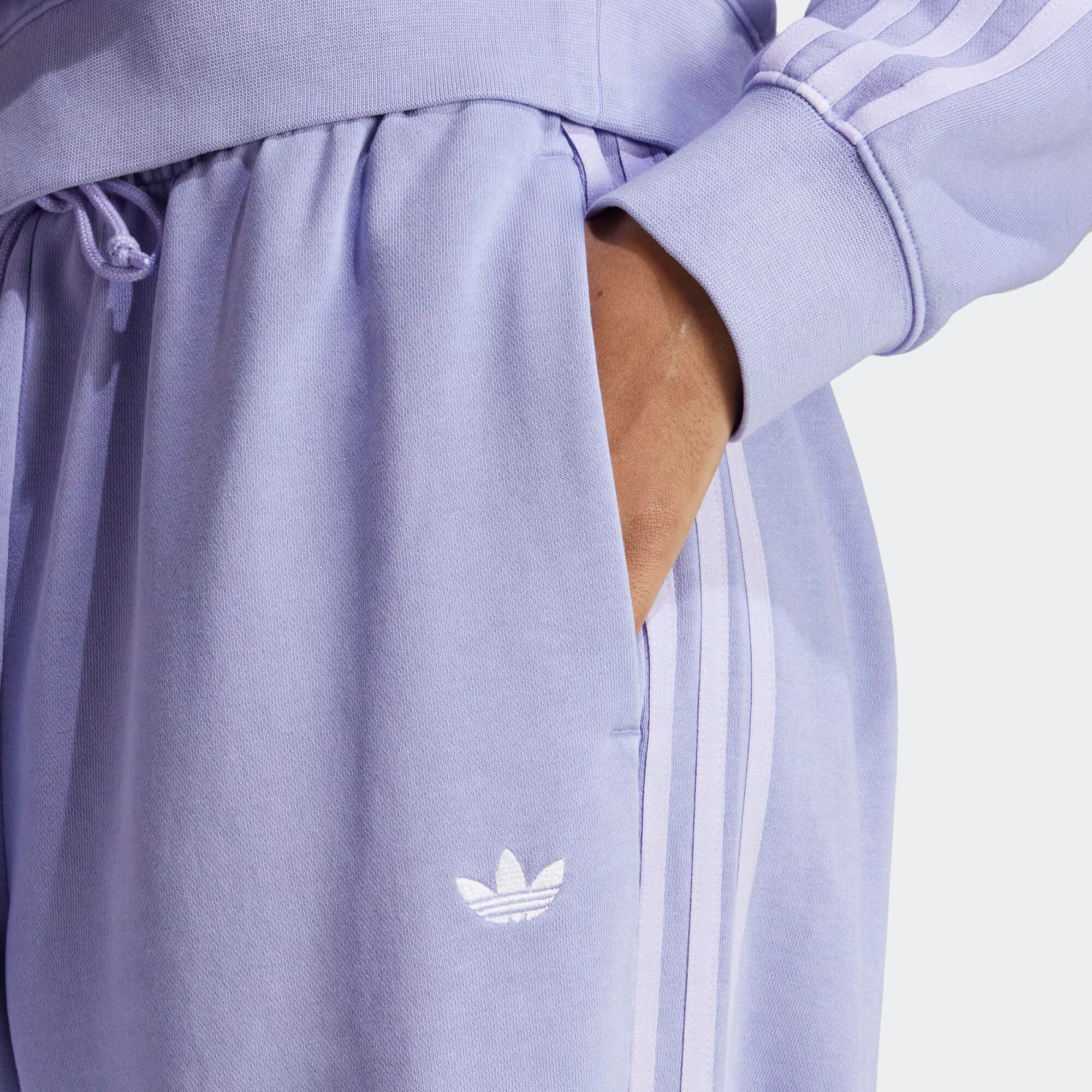 ADIDAS ORIGINALS Pantaloni mov lavandă / mov pastel / alb - Pled.ro