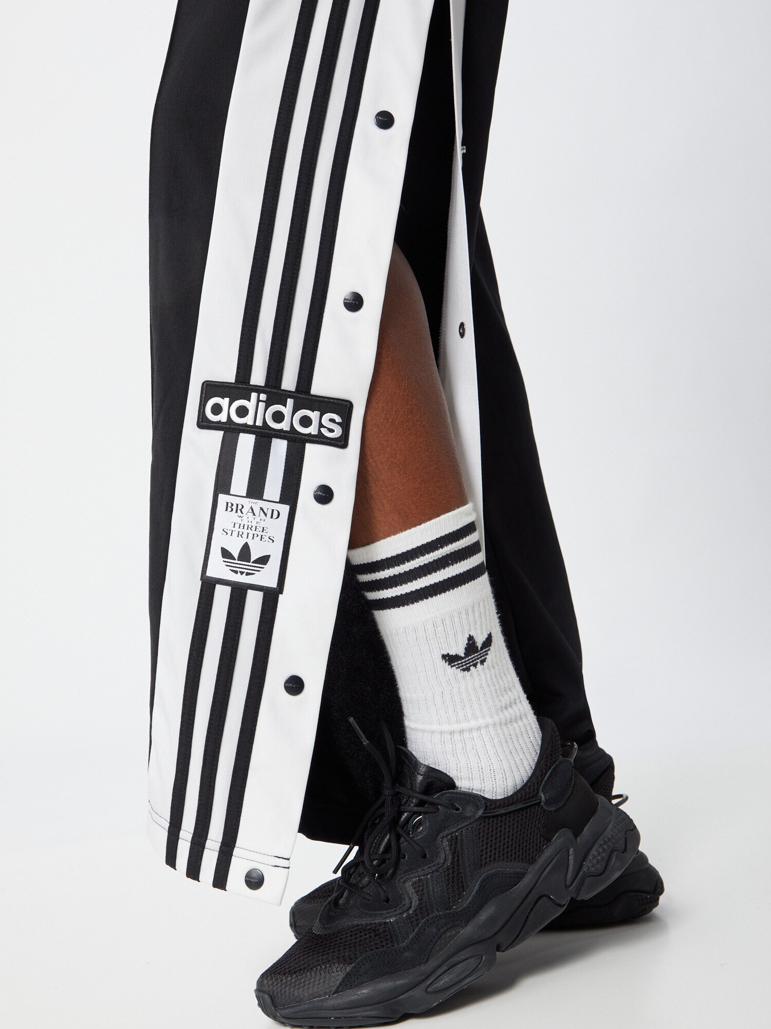 ADIDAS ORIGINALS Pantaloni negru / alb - Pled.ro