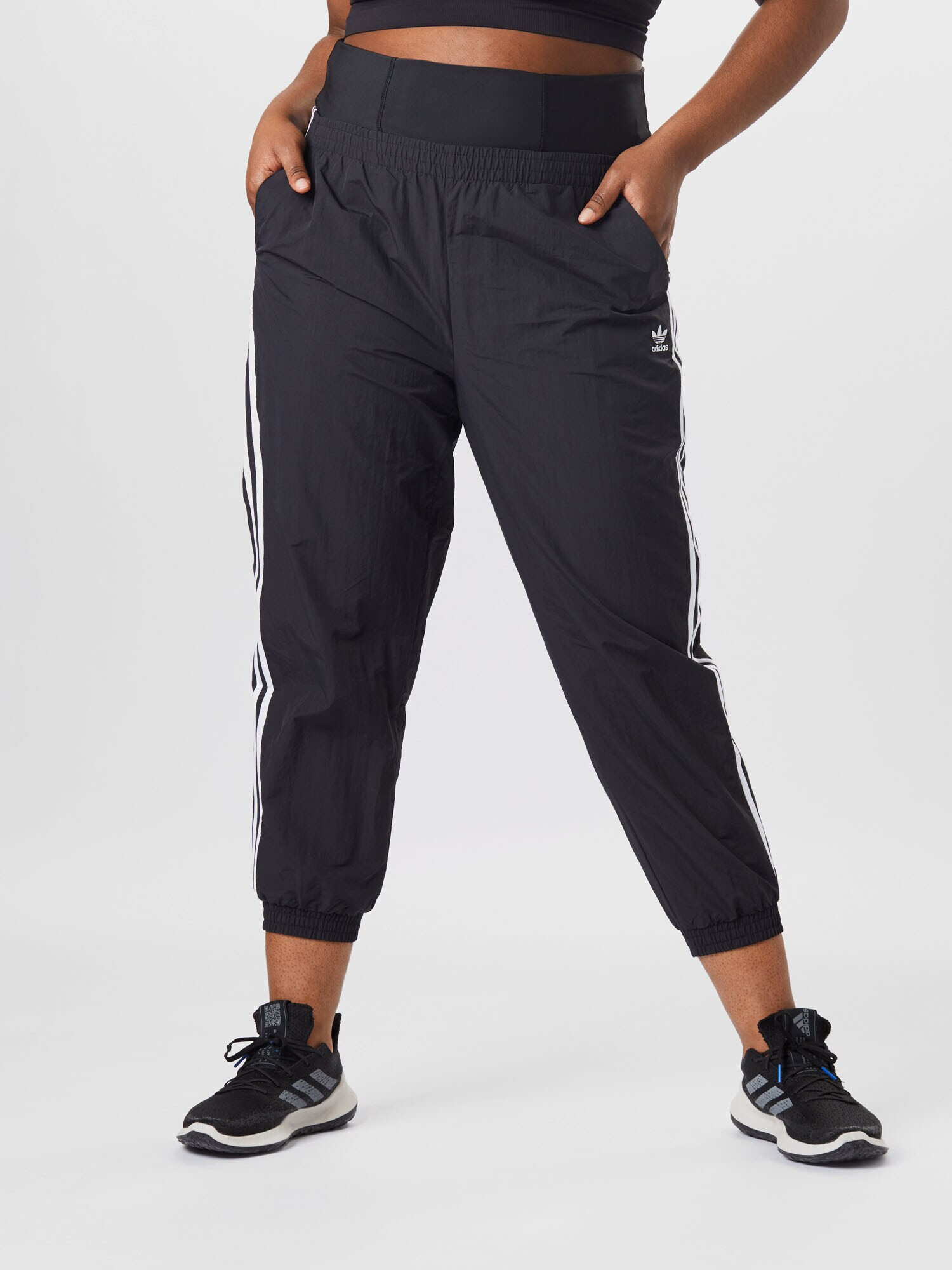 ADIDAS ORIGINALS Pantaloni negru / alb - Pled.ro