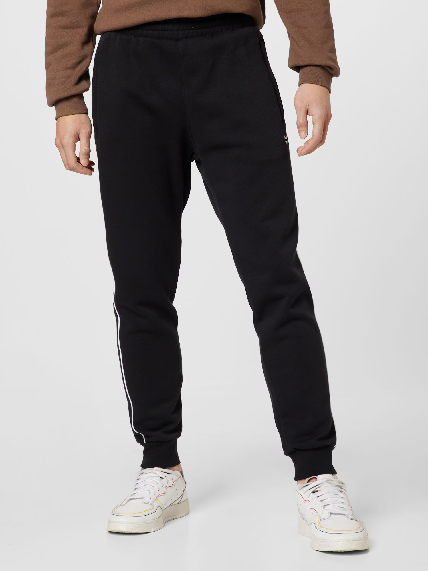 ADIDAS ORIGINALS Pantaloni 'Adicolor Seasonal Archive' negru / alb - Pled.ro