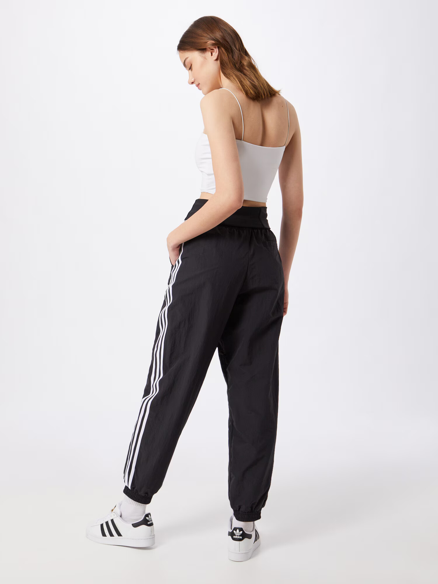 ADIDAS ORIGINALS Pantaloni negru / alb - Pled.ro