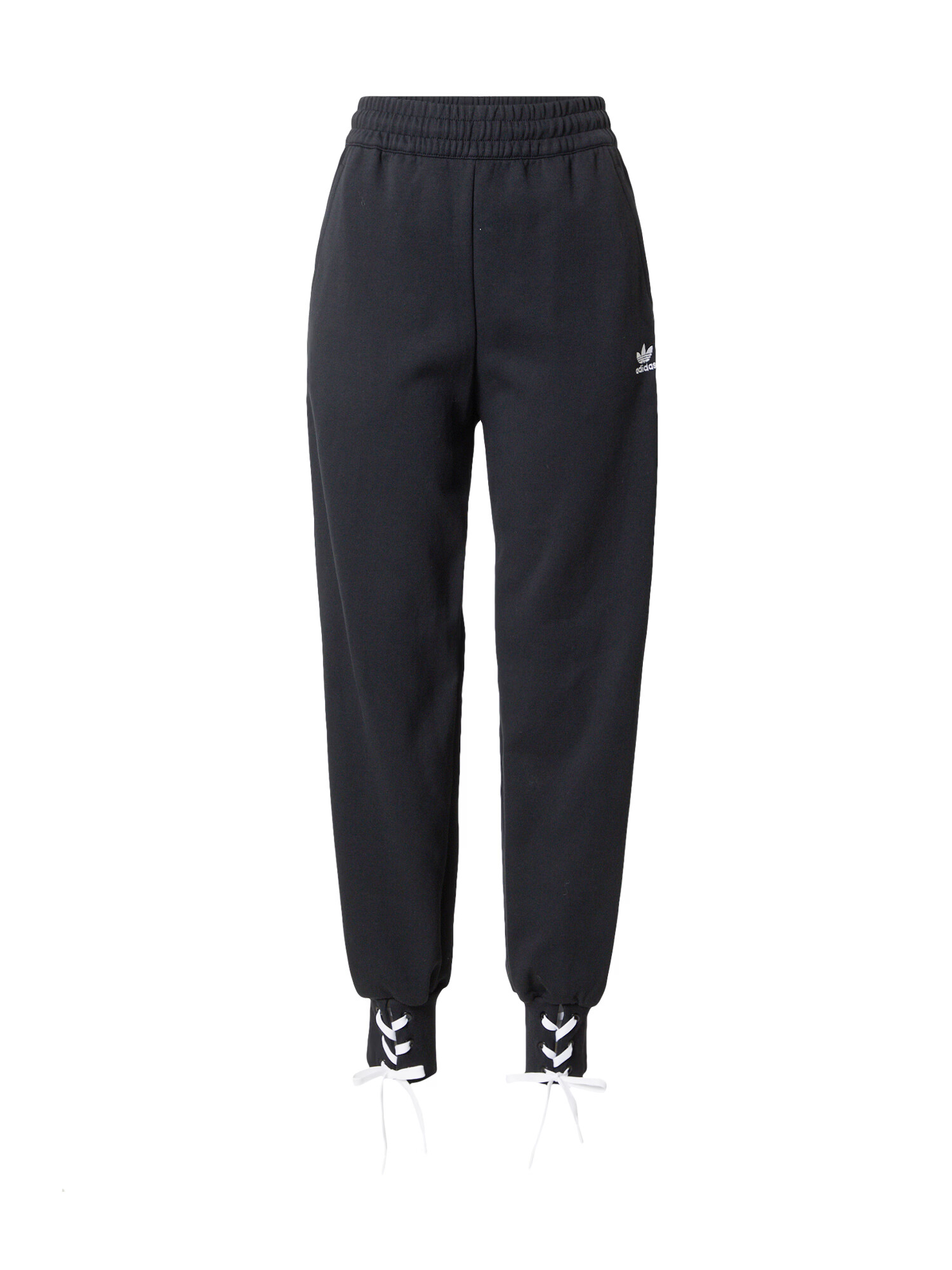 ADIDAS ORIGINALS Pantaloni 'Always Original Laced Cuff' negru / alb - Pled.ro