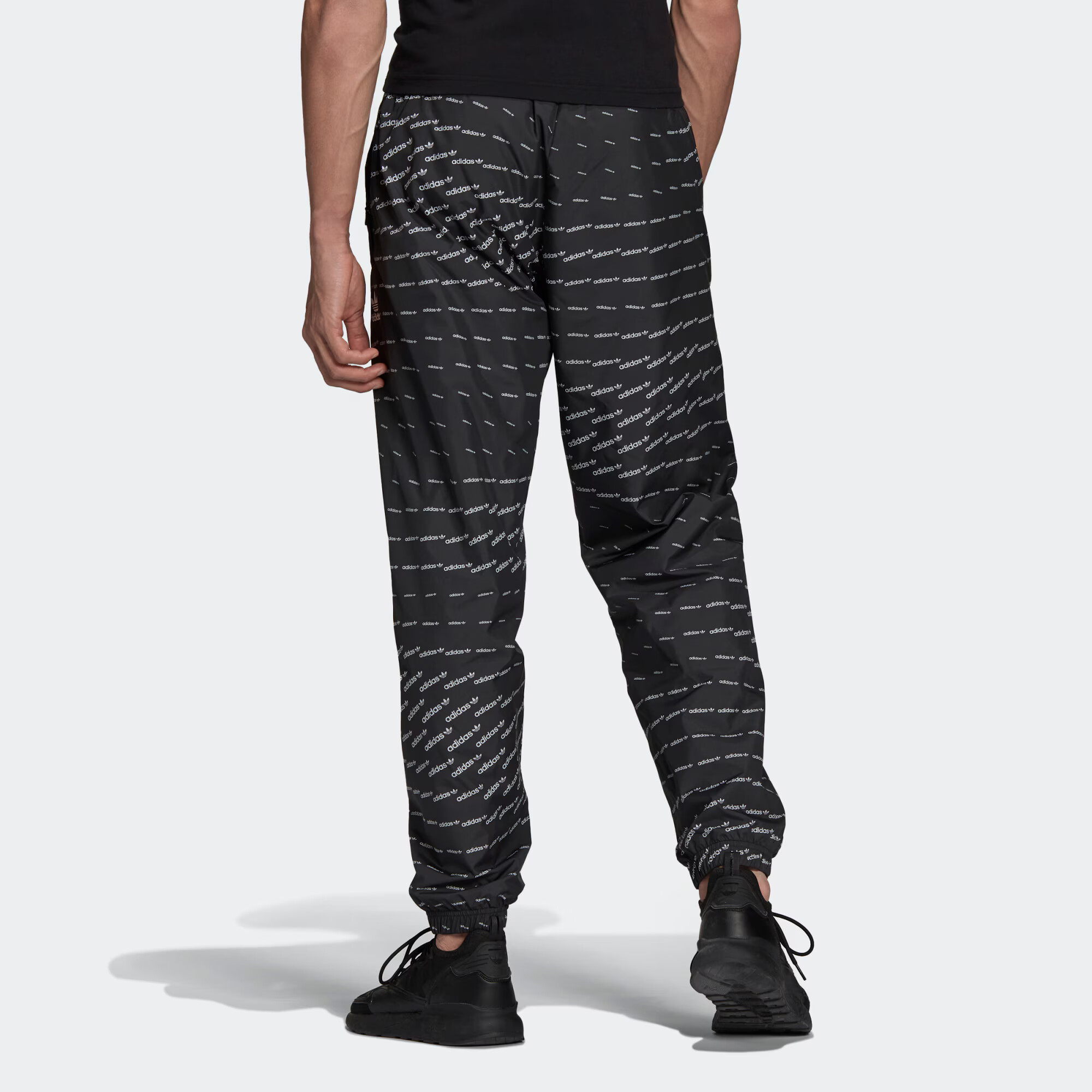 ADIDAS ORIGINALS Pantaloni negru / alb - Pled.ro