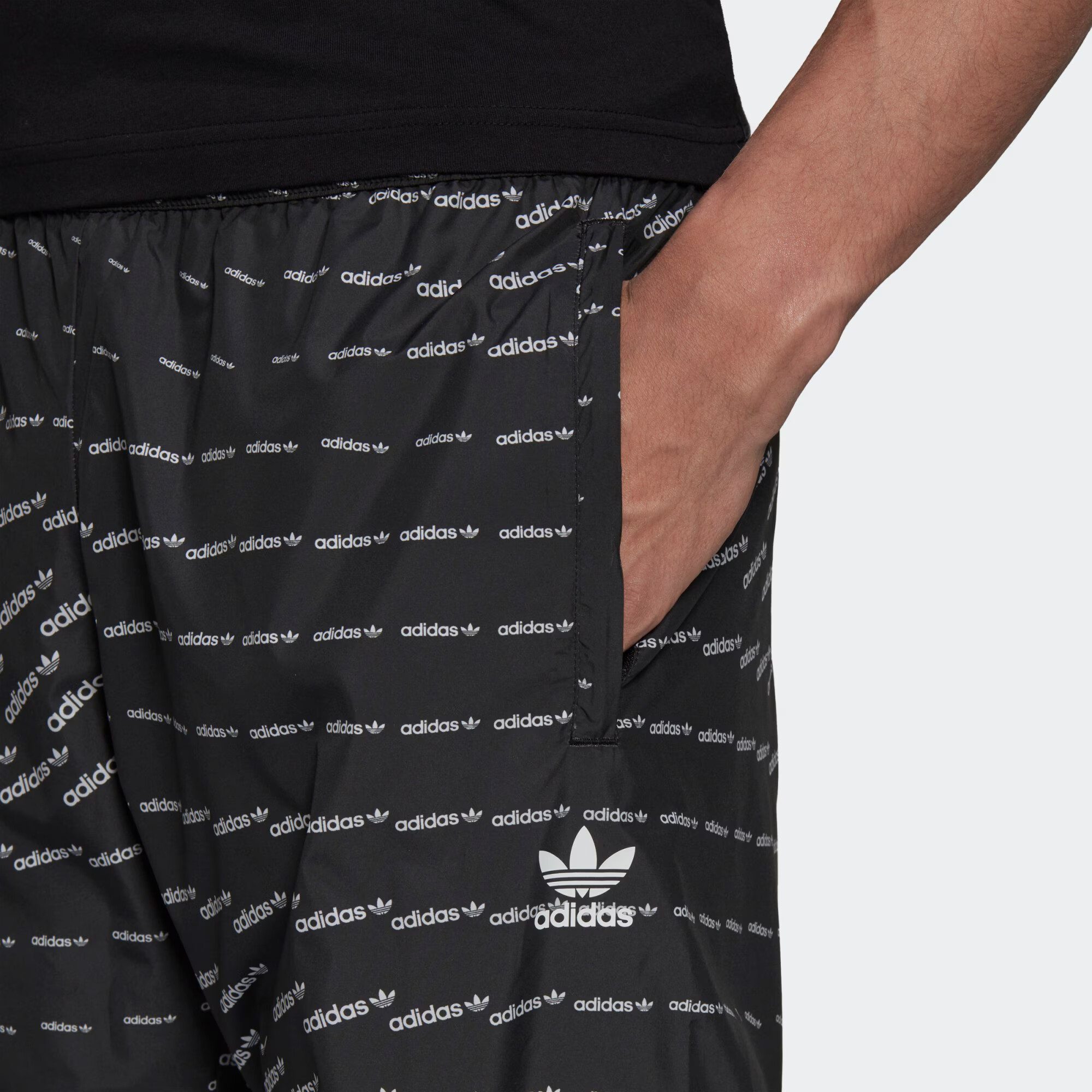 ADIDAS ORIGINALS Pantaloni negru / alb - Pled.ro