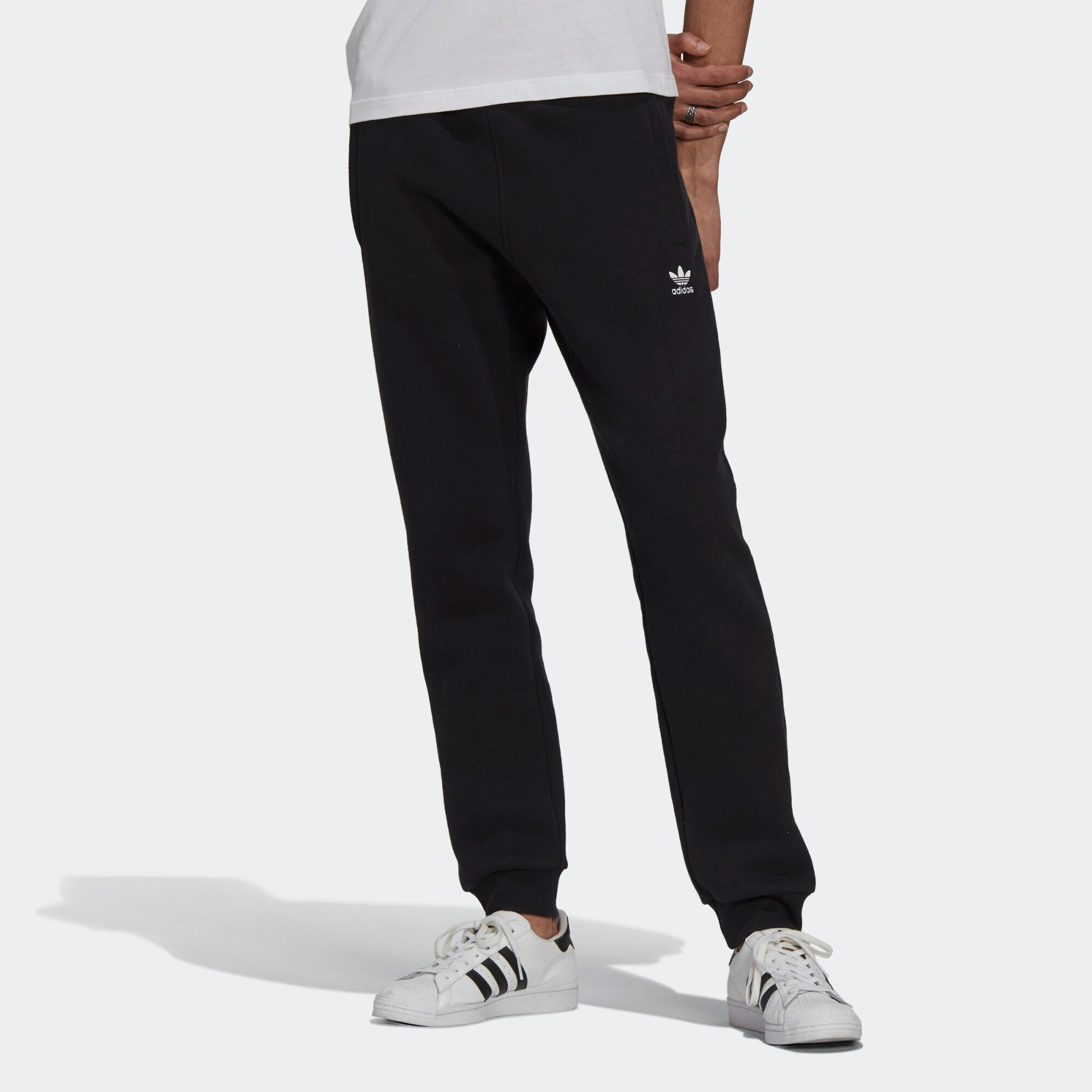 ADIDAS ORIGINALS Pantaloni negru / alb - Pled.ro