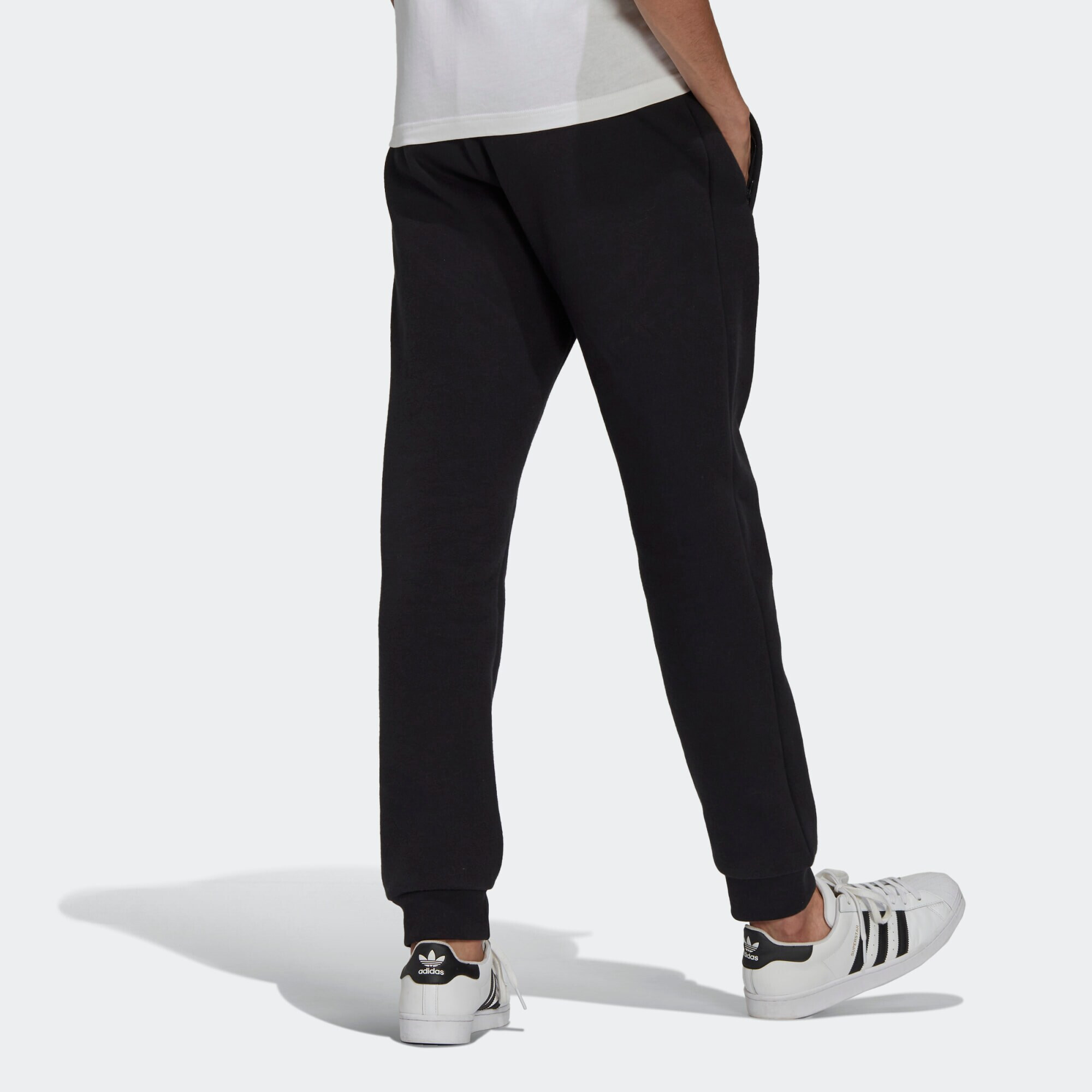 ADIDAS ORIGINALS Pantaloni negru / alb - Pled.ro