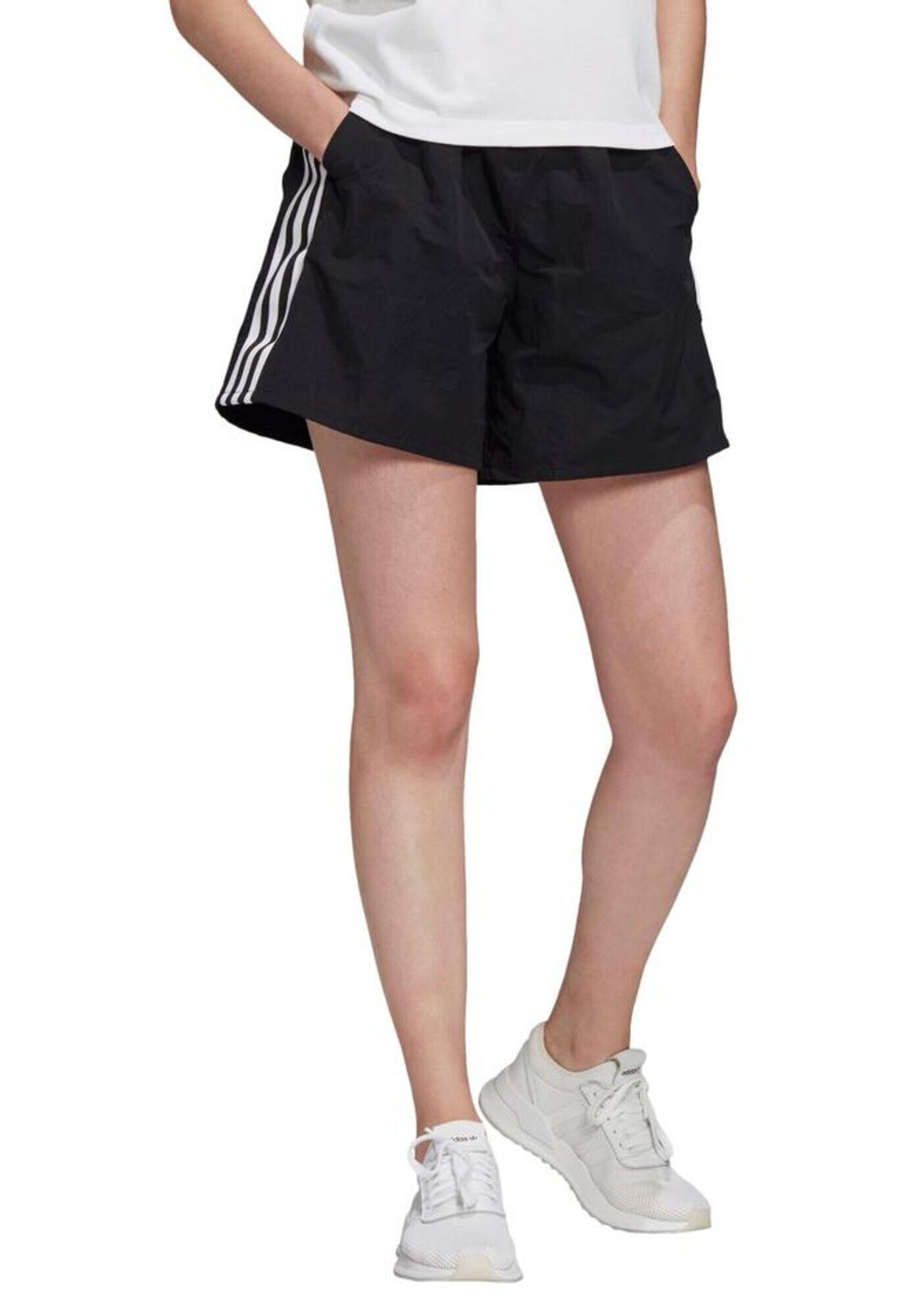 ADIDAS ORIGINALS Pantaloni negru / alb - Pled.ro