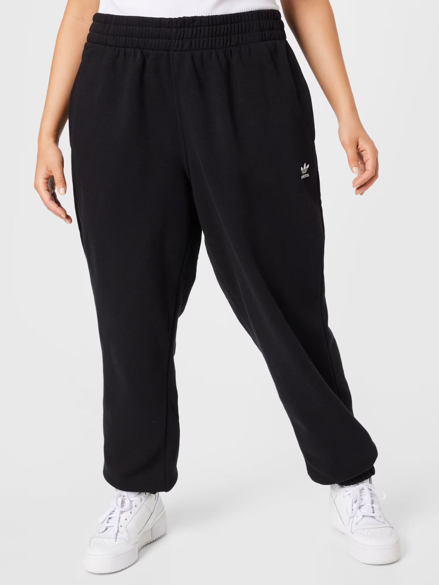 ADIDAS ORIGINALS Pantaloni negru / alb - Pled.ro